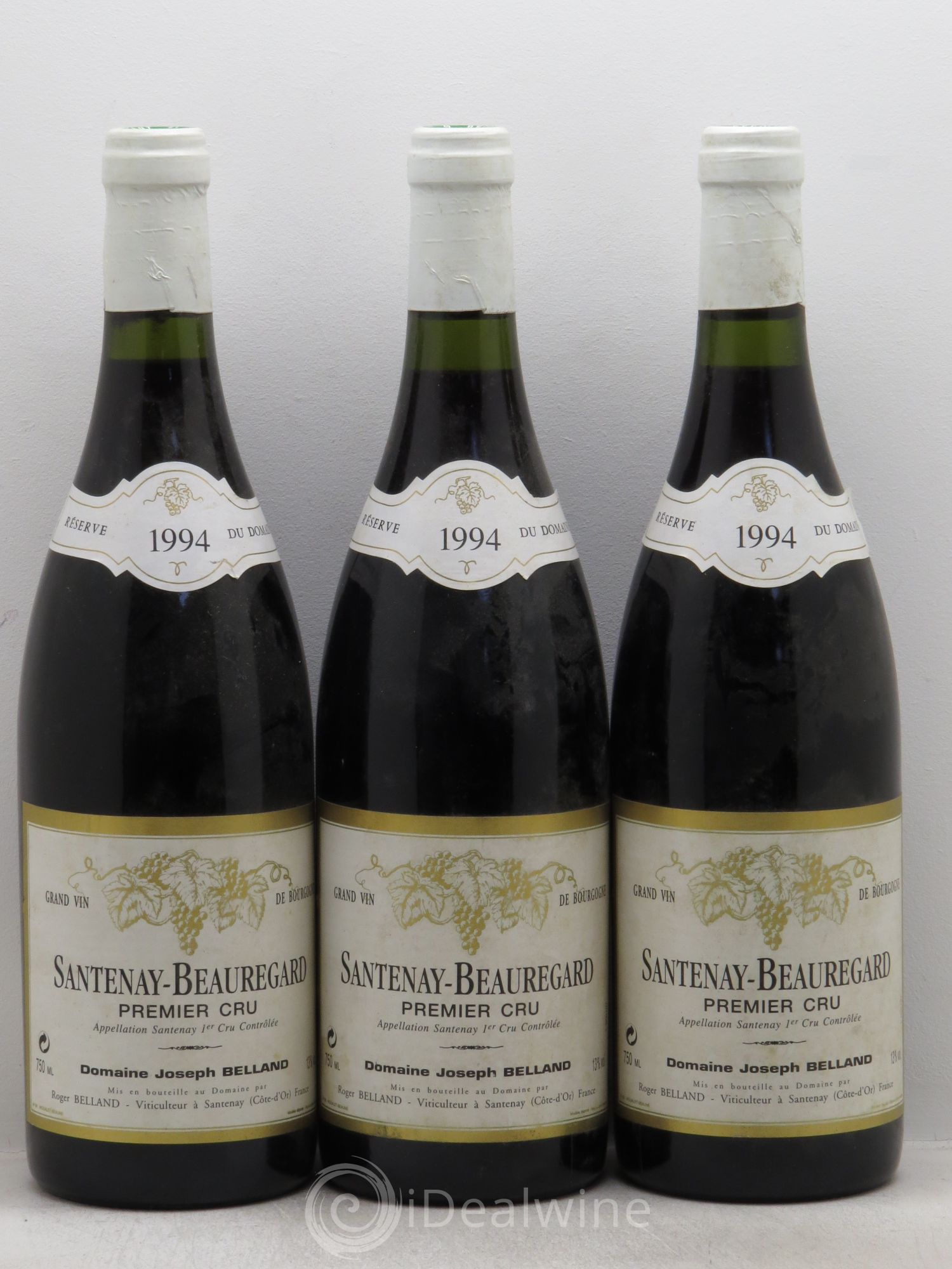Santenay 1er Cru null 1994 - Lot of 3 bottles - 0
