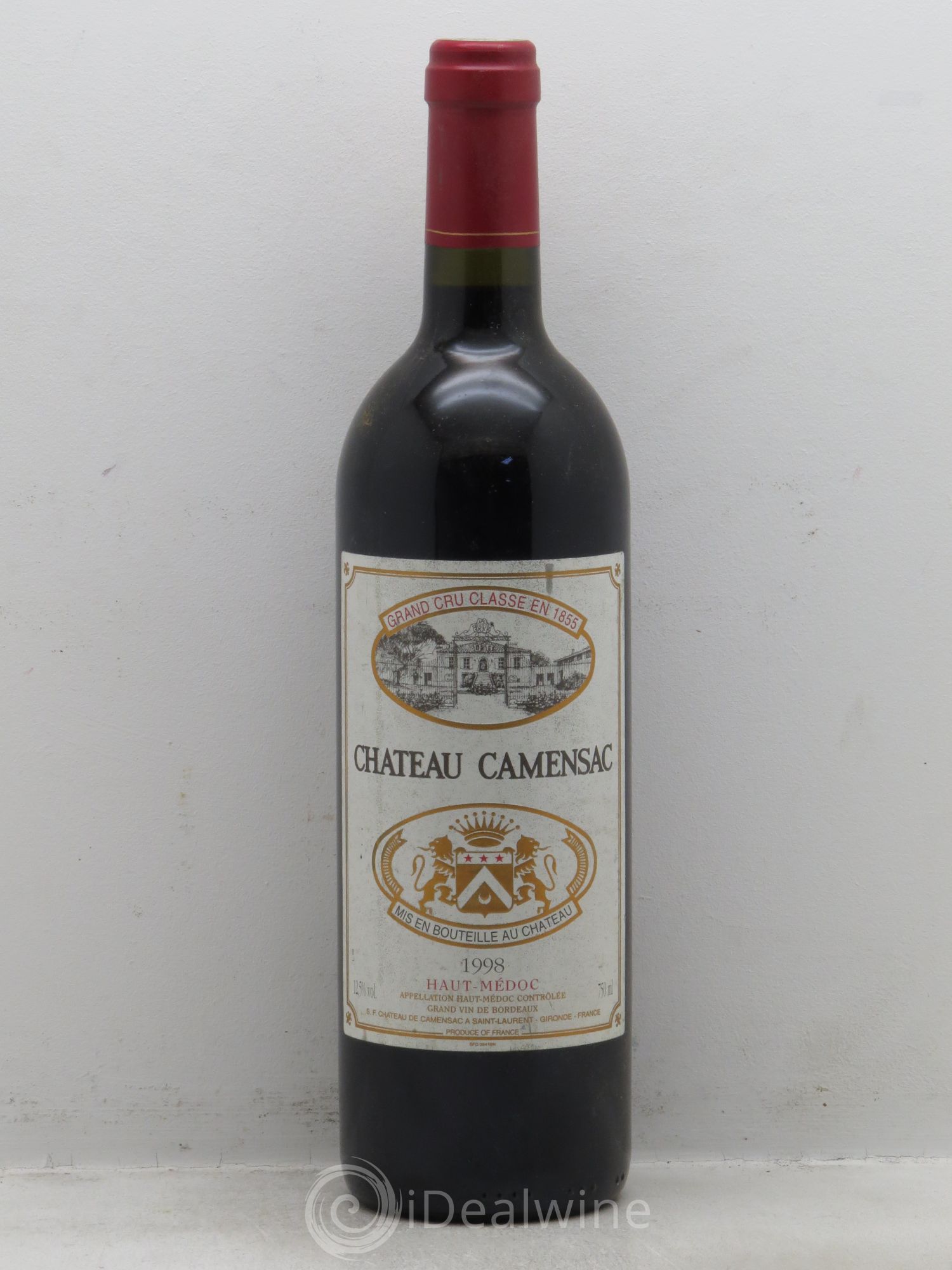 Château Camensac 5ème Grand Cru Classé 1998 - Lot de 1 bouteille - 0