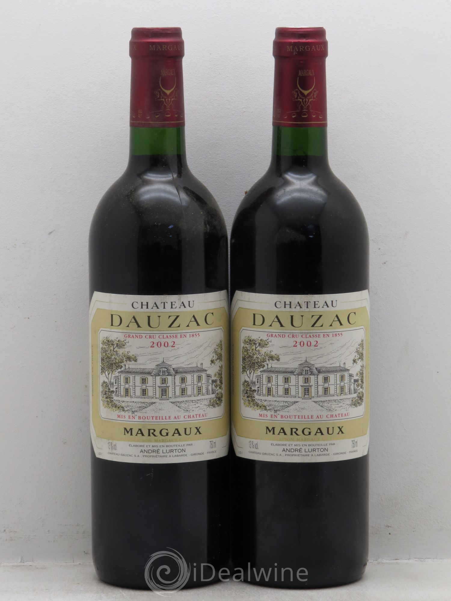 Château Dauzac 5ème Grand Cru Classé 2002 - Lot de 2 bouteilles - 0