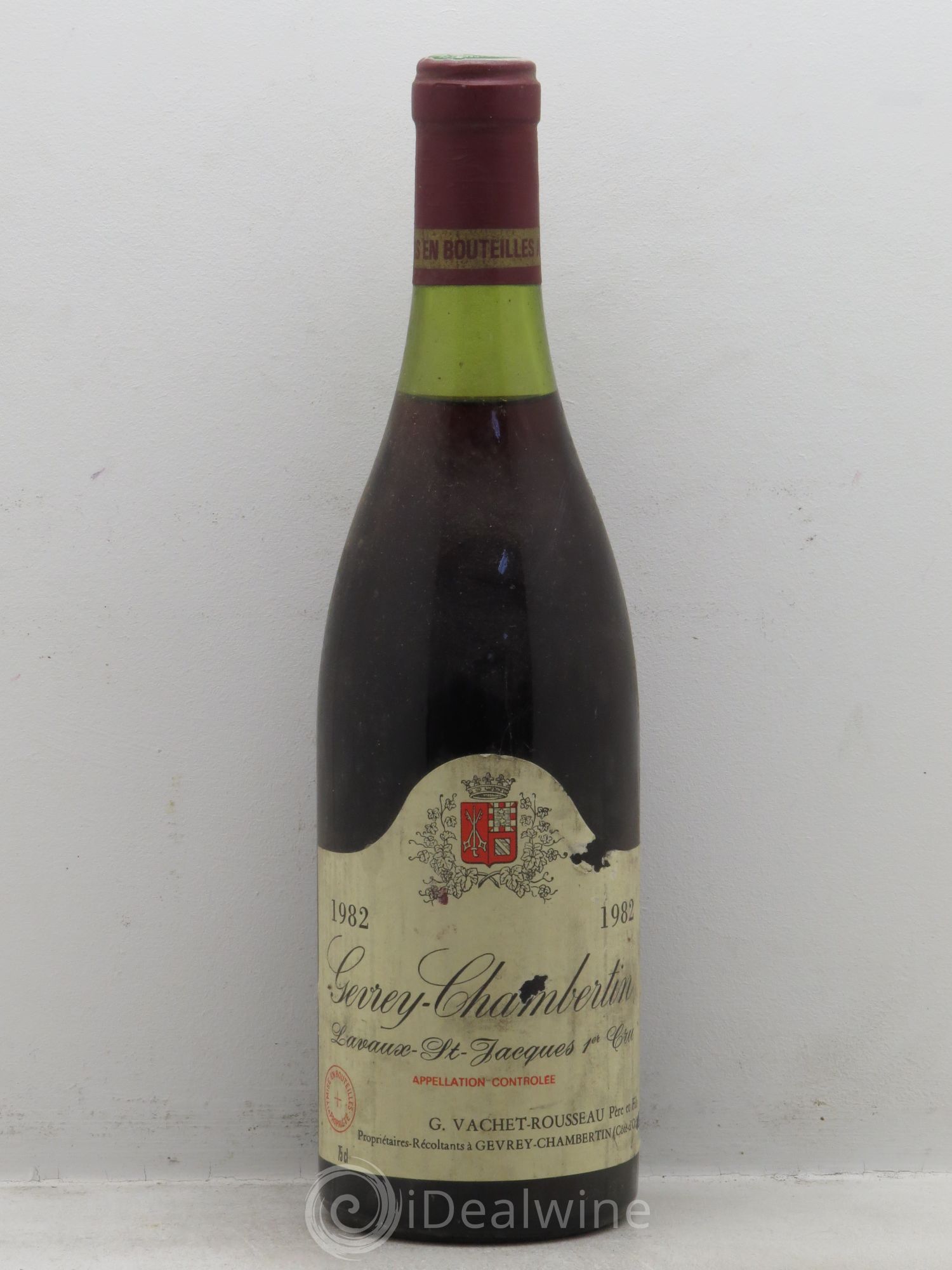 Gevrey-Chambertin 1er Cru Lavaux Saint Jacques 1982 - Posten von 1 Flasche - 0
