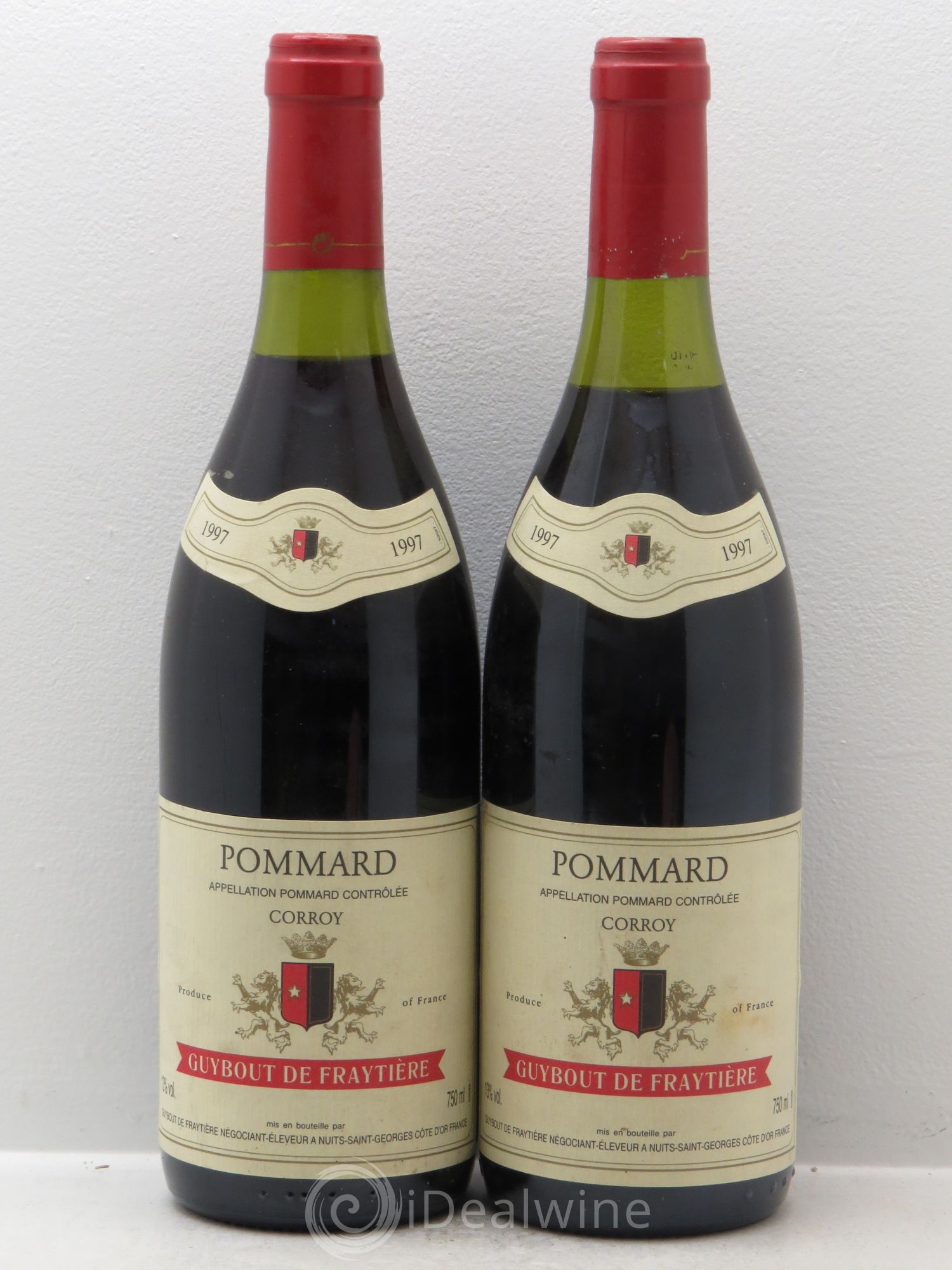 Pommard Corroy - Guybout de Fraytière (sans prix de réserve) 1997 - Posten von 2 Flaschen - 0