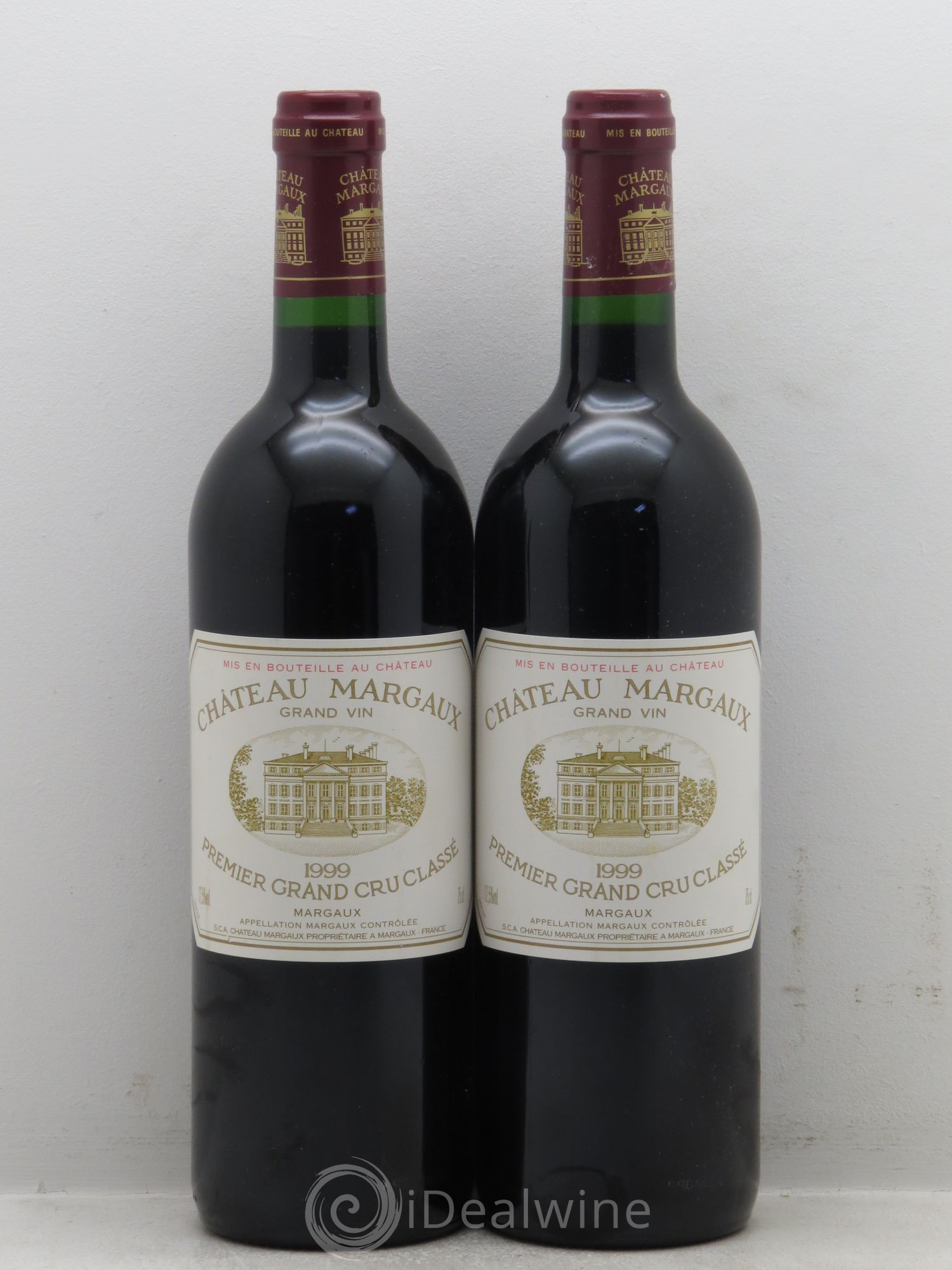 Château Margaux 1er Grand Cru Classé 1999 - Lot de 2 bouteilles - 0