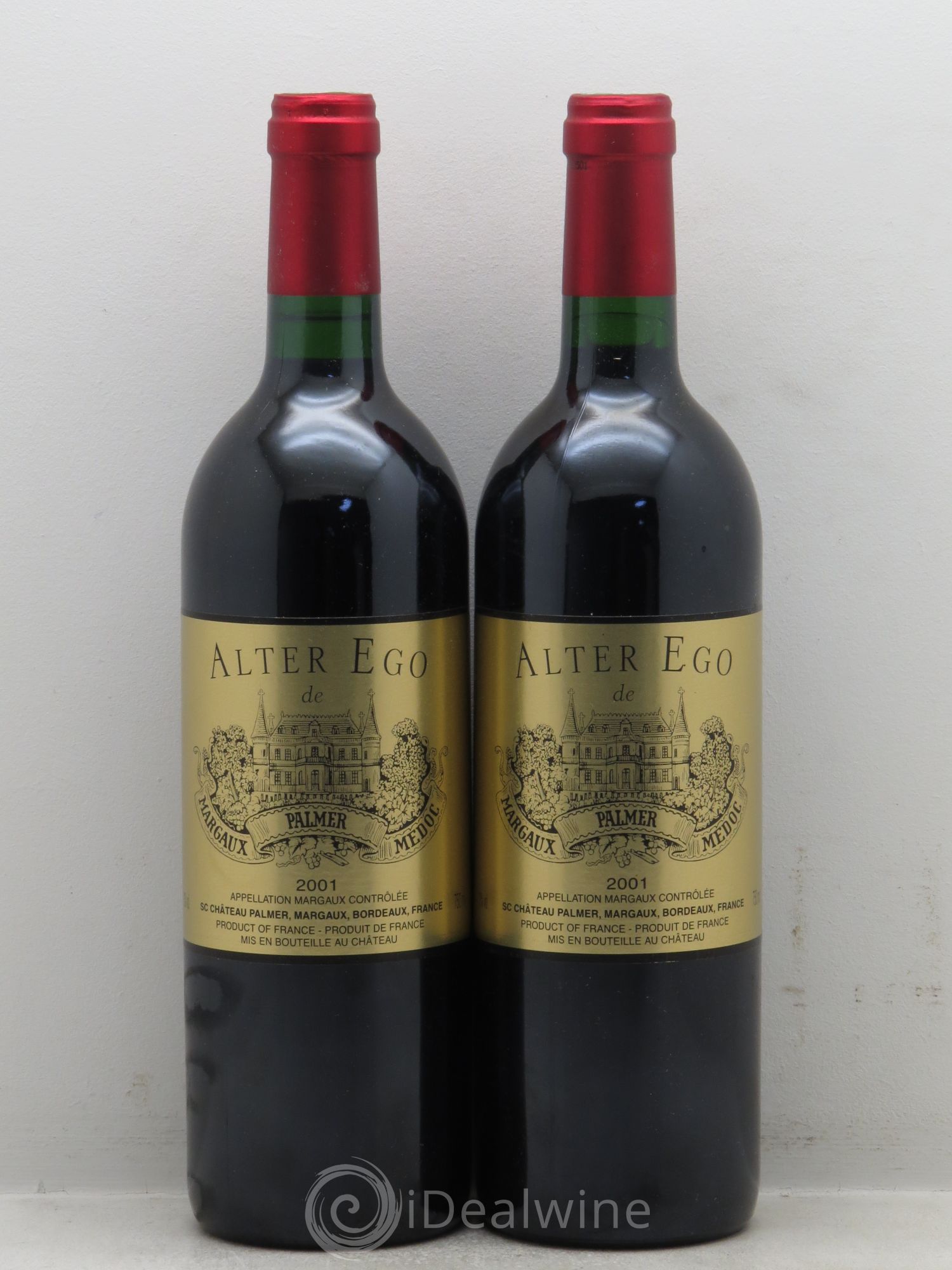 Alter Ego de Palmer Second Vin 2001 - Lot de 2 bouteilles - 0