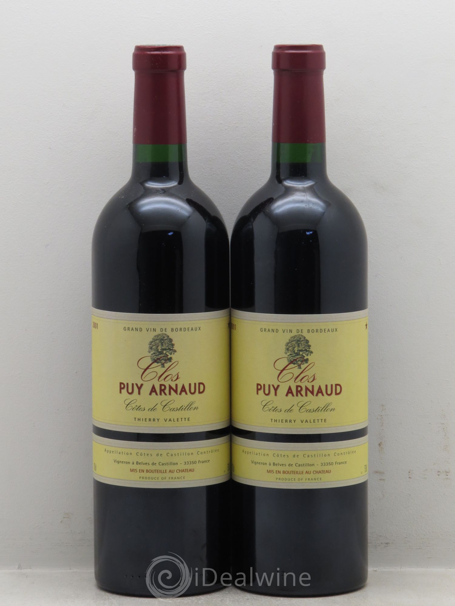 Clos Puy Arnaud 2001 - Lot de 2 bouteilles - 0
