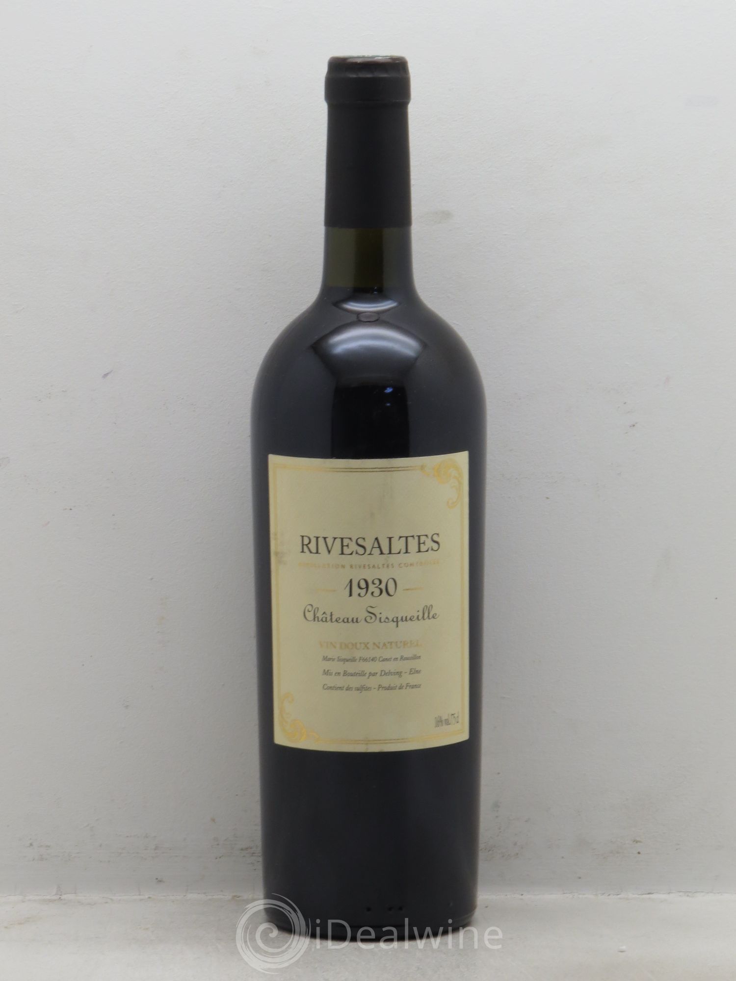 Rivesaltes Château Sisqueille 1930 - Posten von 1 Flasche - 0