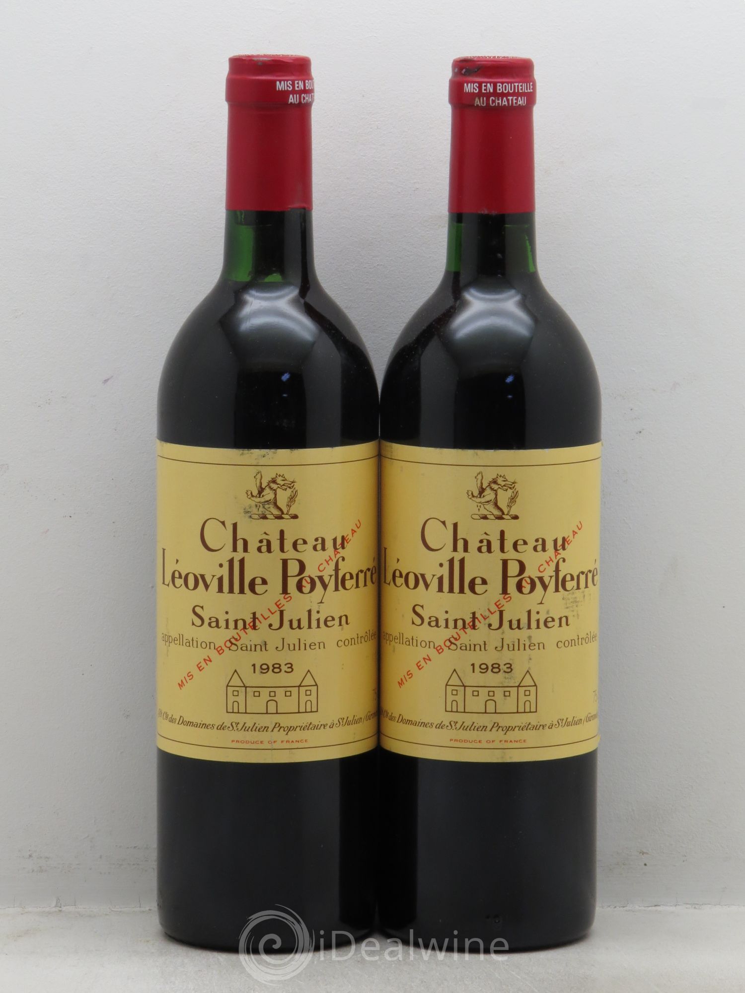 Château Léoville Poyferré 2ème Grand Cru Classé 1983 - Lot de 2 bouteilles - 0