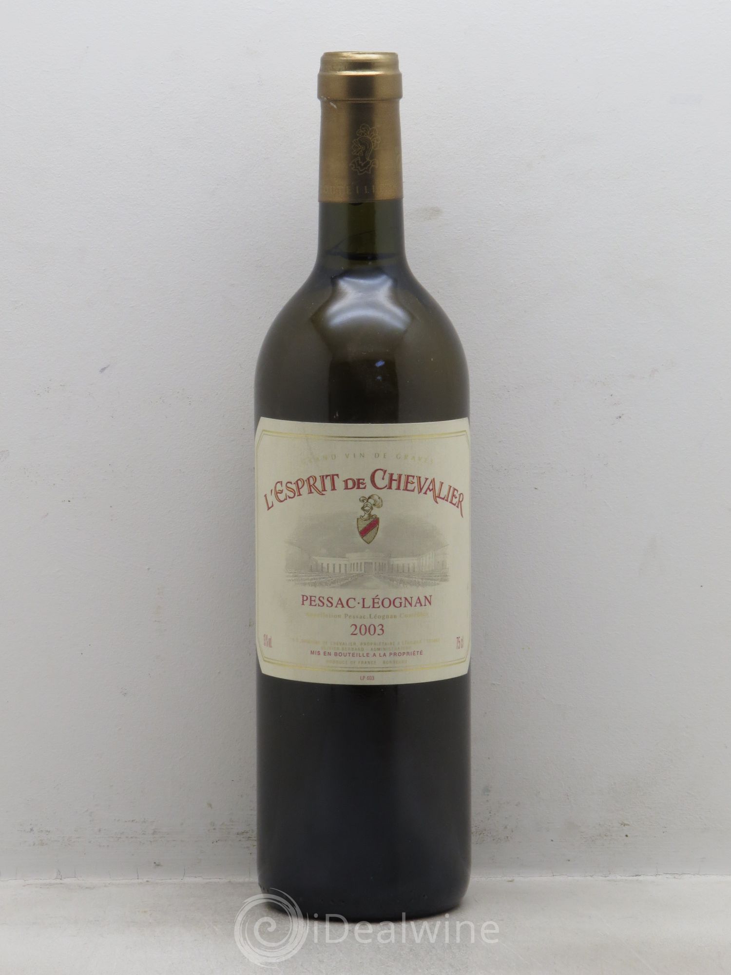 Les Hauts de Smith Second Vin Esprit de Chevalier 2003 - Lot de 1 bouteille - 0