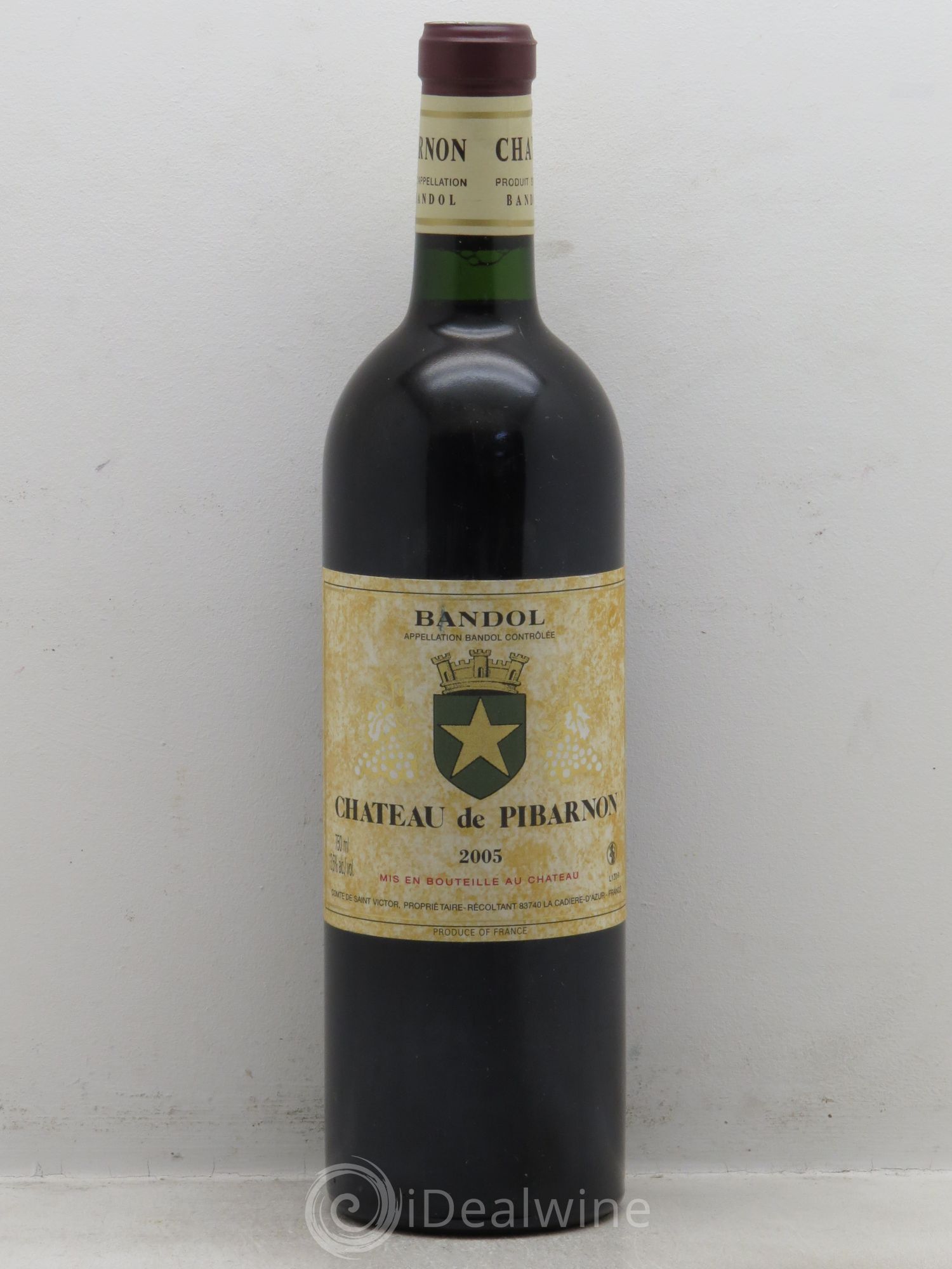 Bandol Château de Pibarnon Comte de Saint-Victor 2005 - Lot de 1 bouteille - 0