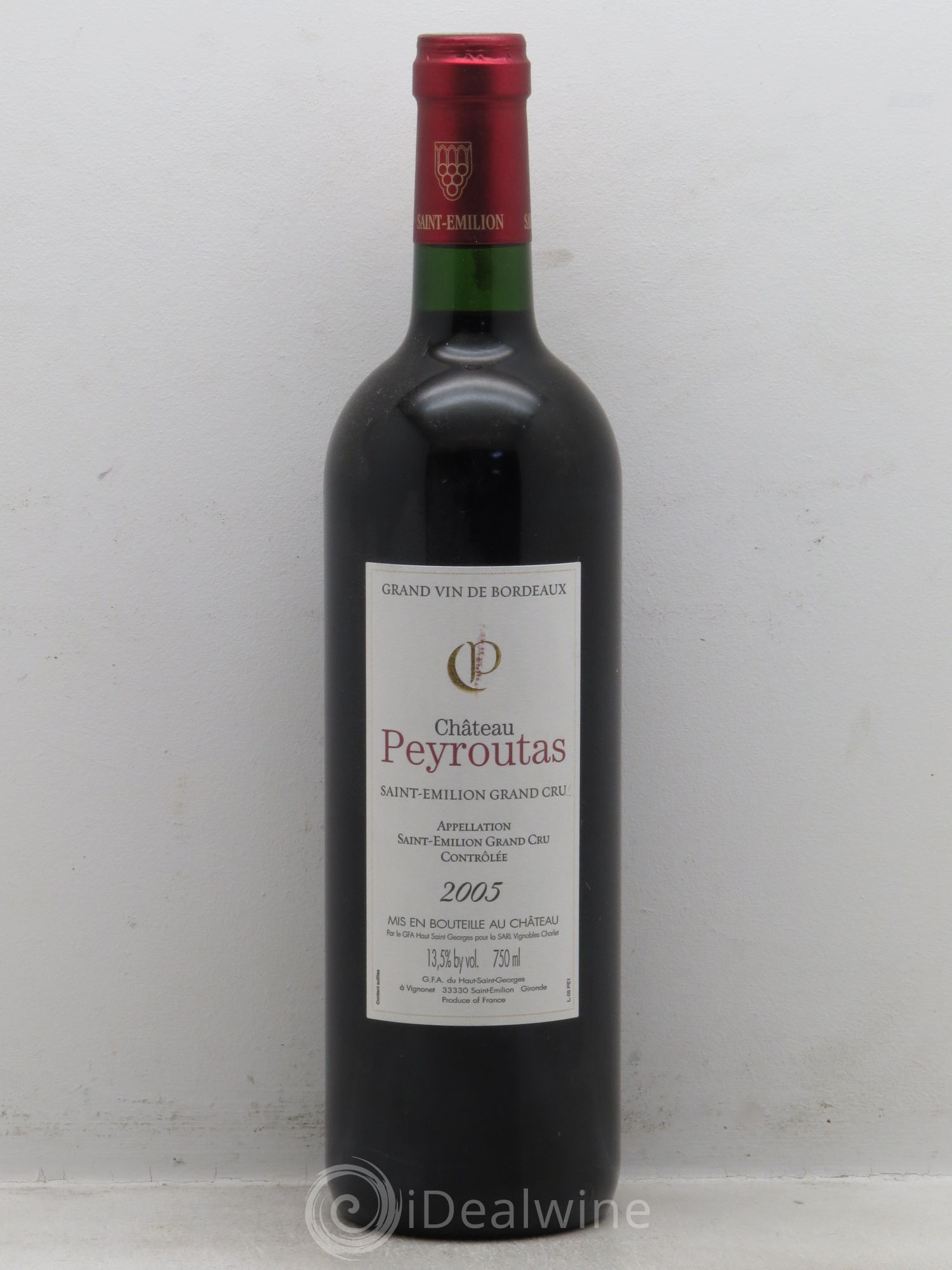 Château Saint-Georges Château Peyroutas 2005 - Posten von 1 Flasche - 0