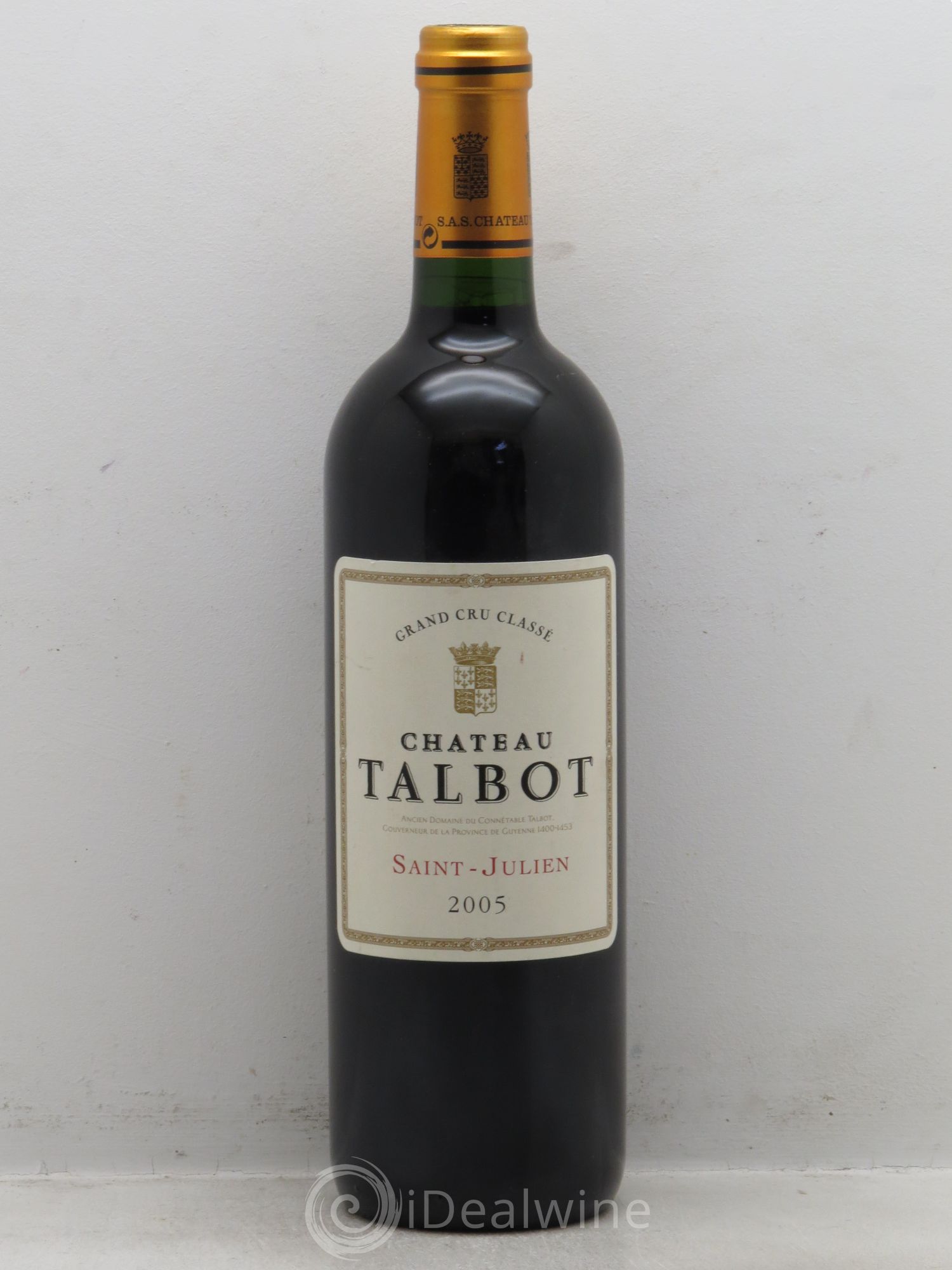 Château Talbot 4ème Grand Cru Classé 2005 - Lot de 1 bouteille - 0