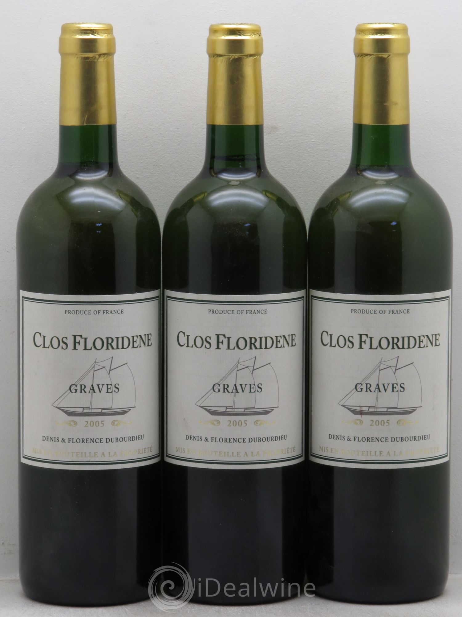 Clos Floridène 2005 - Lot de 3 bouteilles - 0