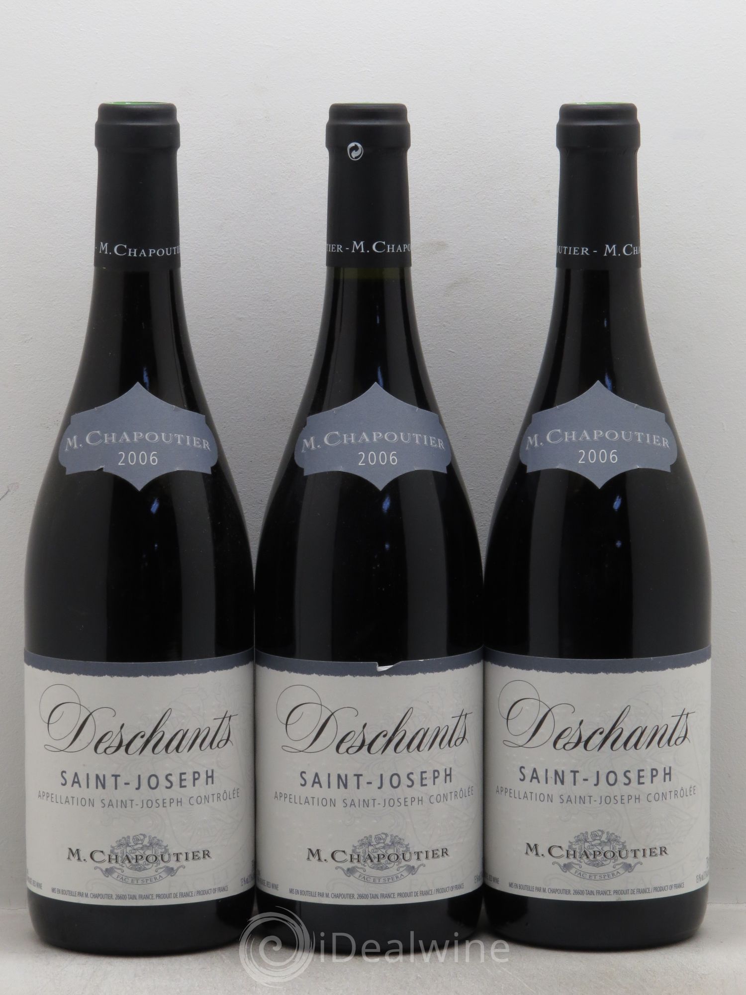 Saint-Joseph Deschants Chapoutier 2006 - Lot de 3 bouteilles - 0