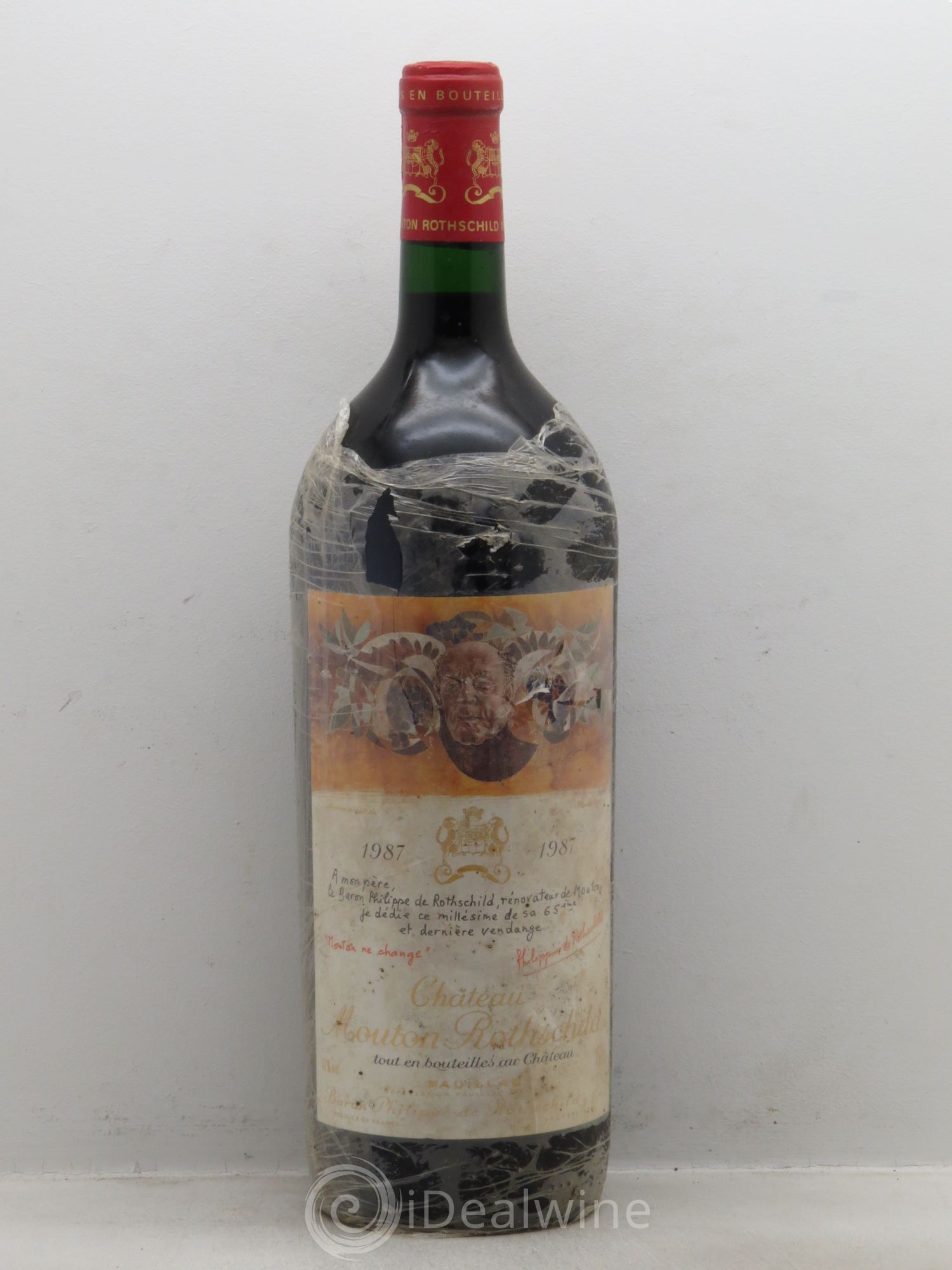 Château Mouton Rothschild 1er Grand Cru Classé 1987 - Lot de 1 magnum - 0