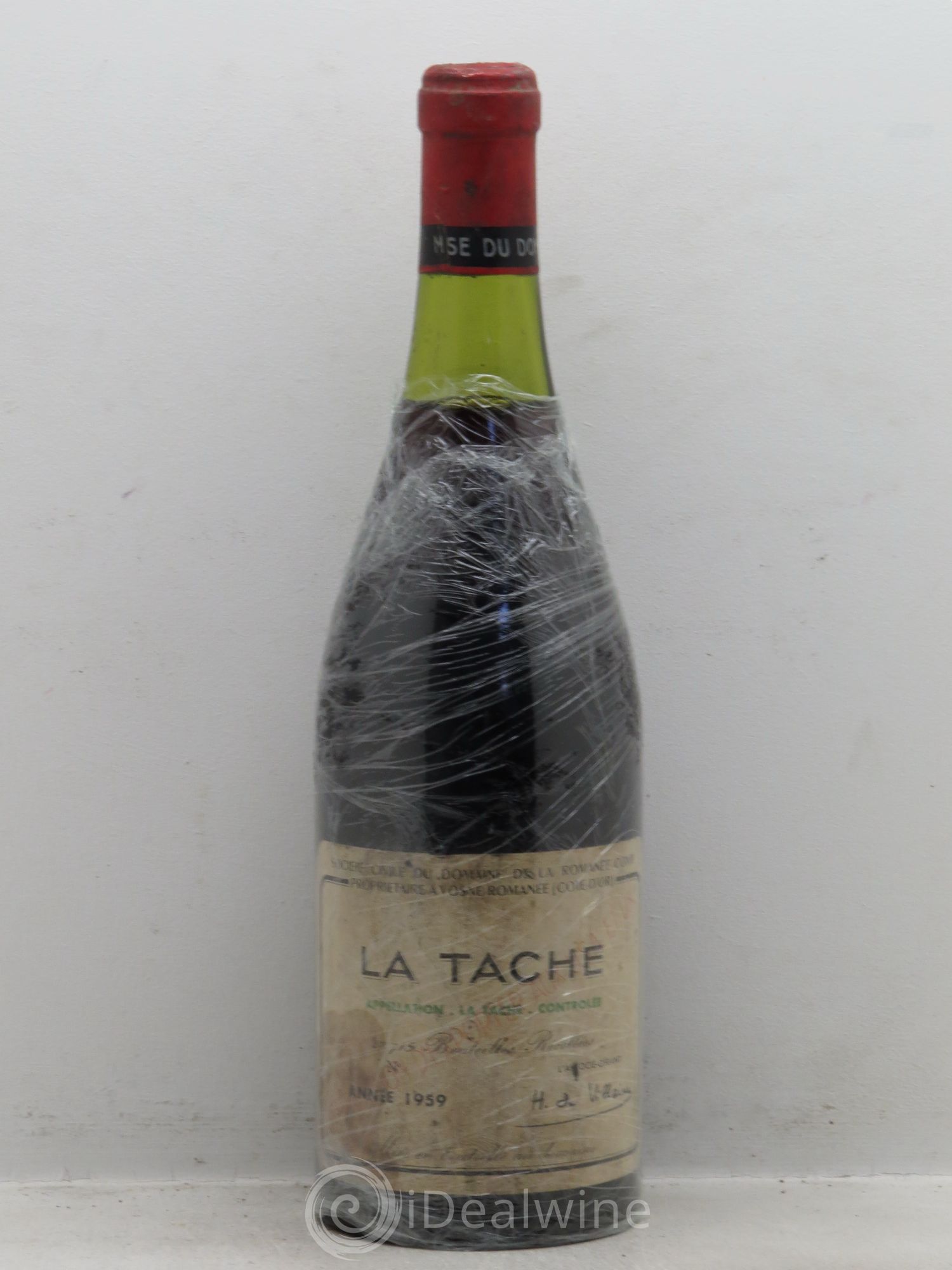 La Tâche Grand Cru Domaine de la Romanée-Conti 1959 - Lot de 1 bouteille - 0