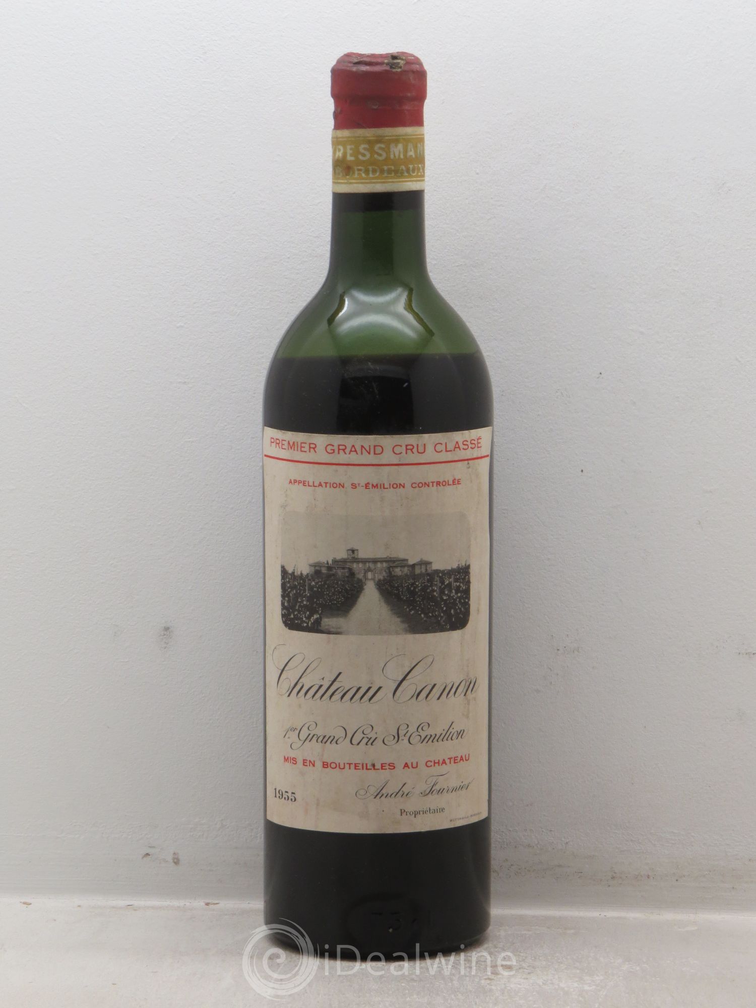 Château Canon 1er Grand Cru Classé B 1955 - Lot de 1 bouteille - 0