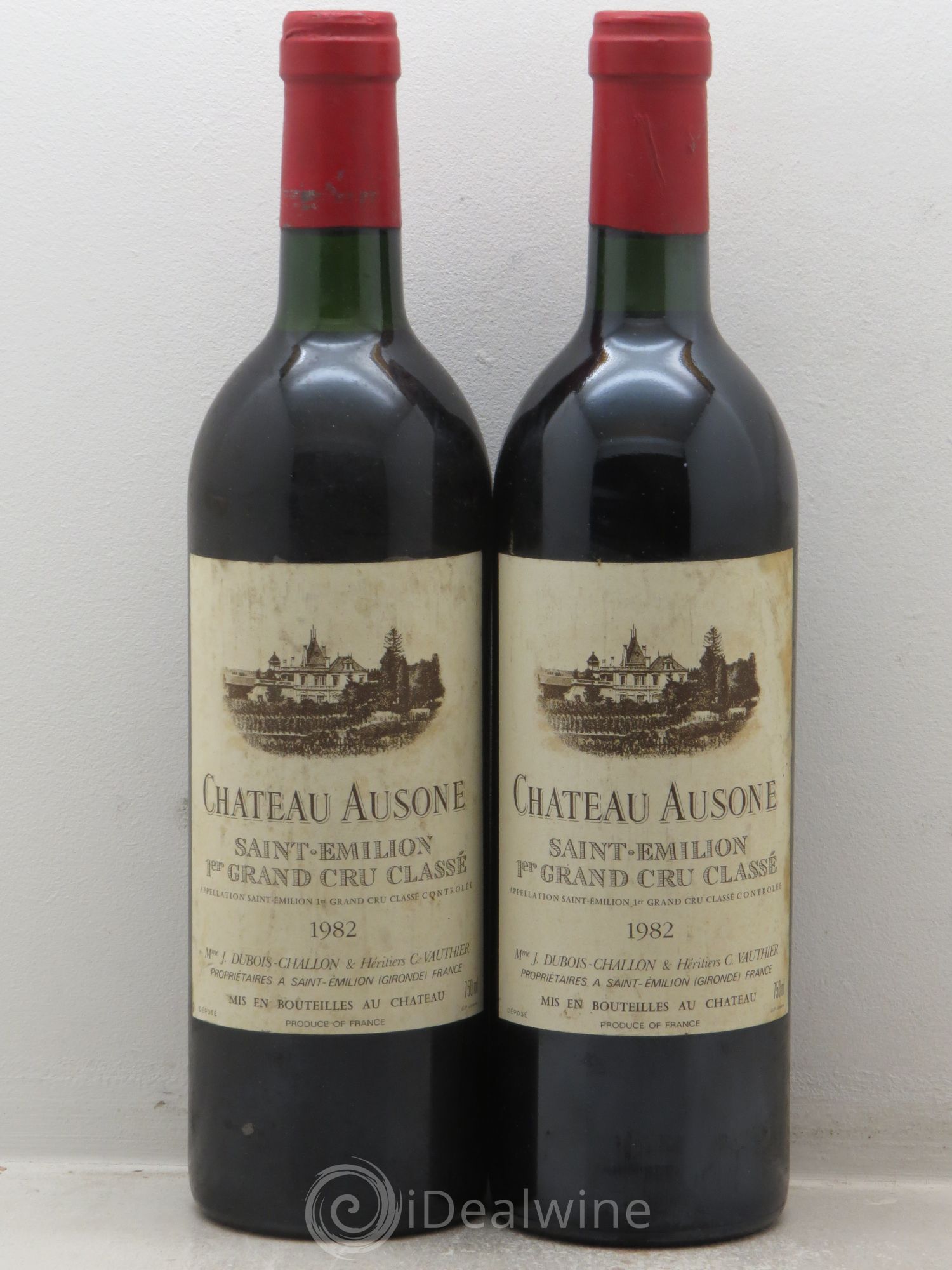 Château Ausone 1er Grand Cru Classé A 1982 - Lot de 2 bouteilles - 0
