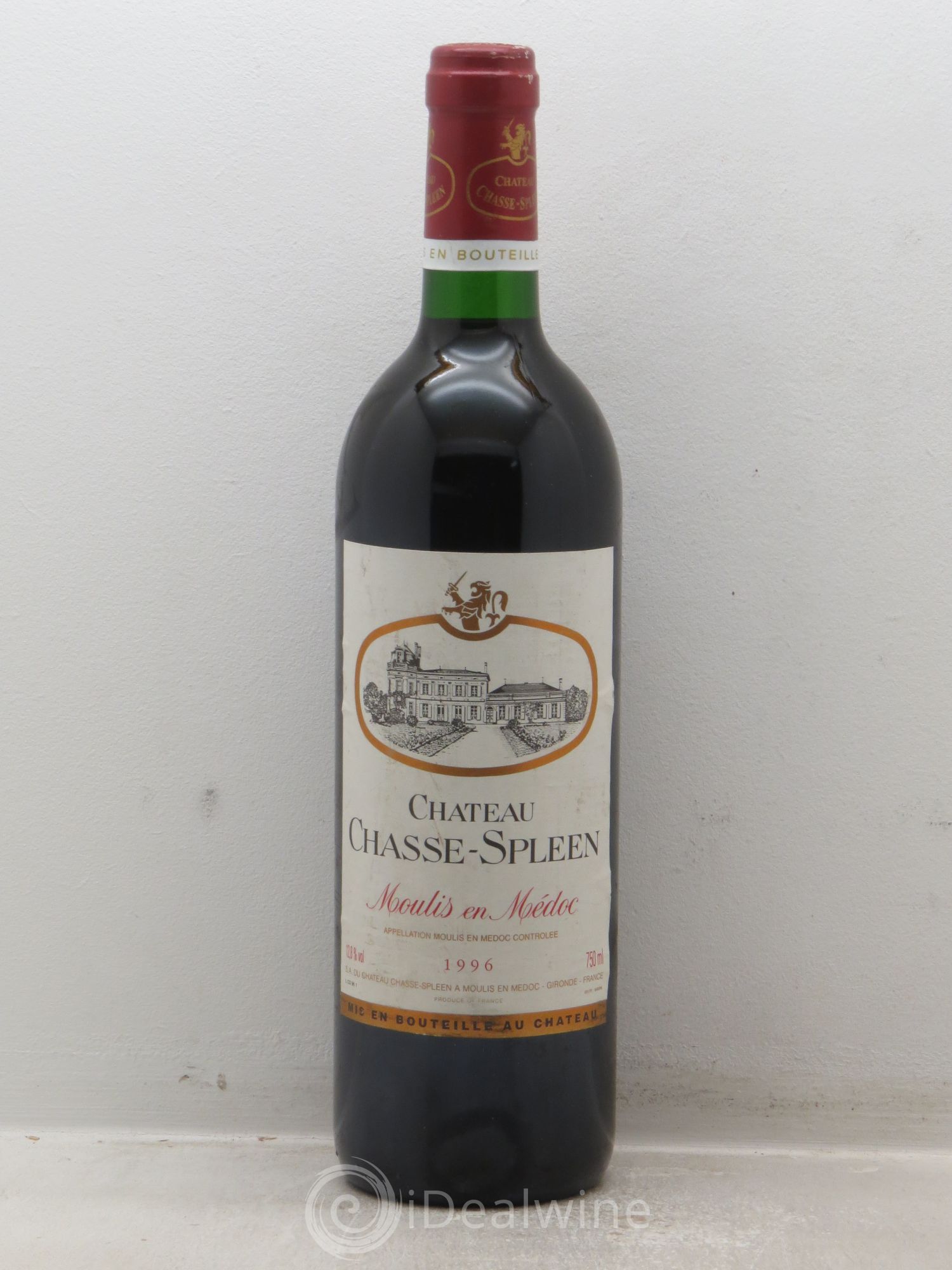 Château Chasse Spleen 1996 - Lot de 1 bouteille - 0