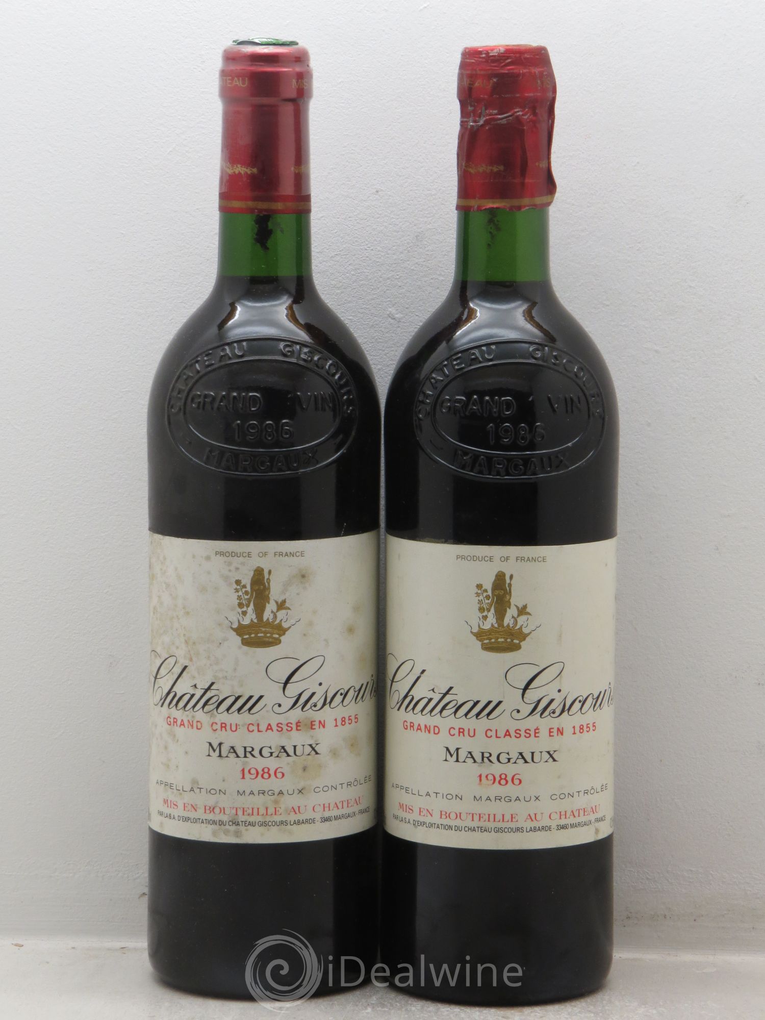 Château Giscours 3ème Grand Cru Classé 1986 - Lot de 2 bouteilles - 0