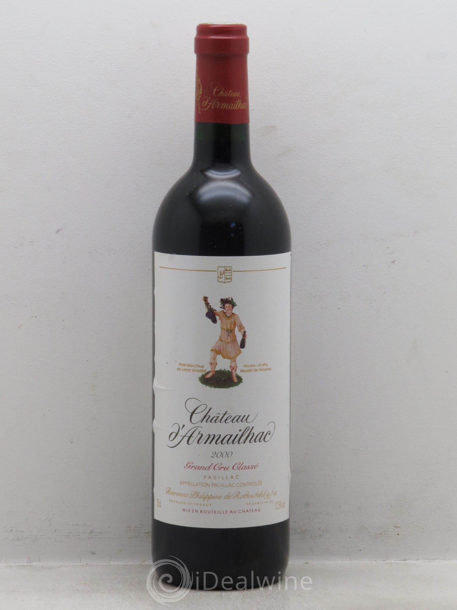 Château d' Armailhac - Mouton Baron(ne) Philippe 5ème Grand Cru Classé 2000 - Lot de 12 bouteilles - 0