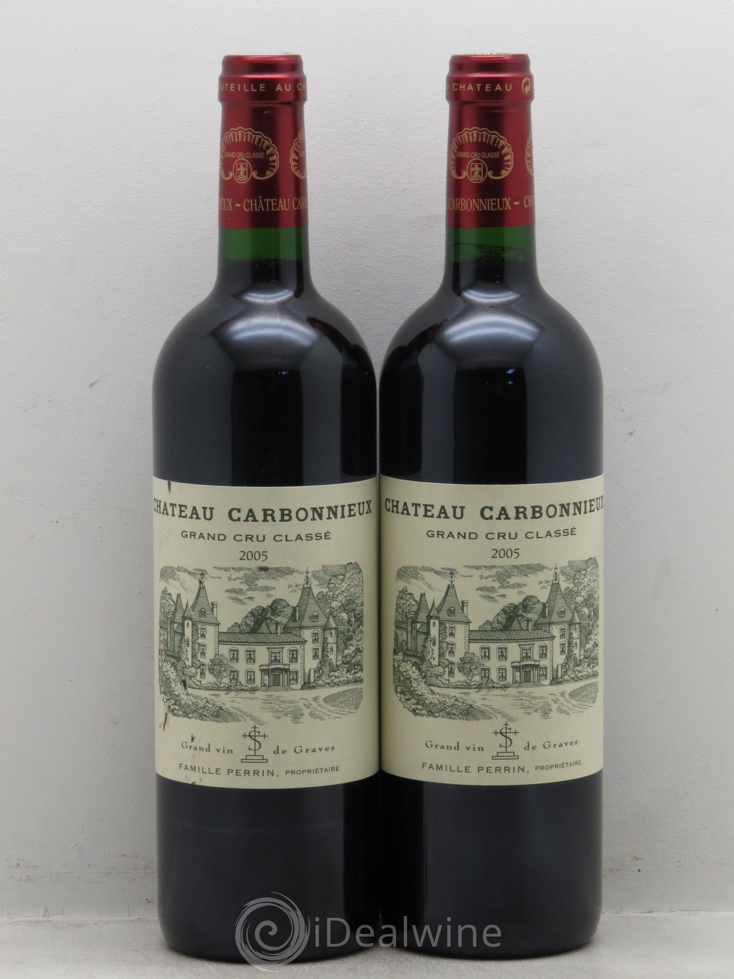 Château Carbonnieux Cru Classé de Graves 2005 - Lot de 2 bouteilles - 0