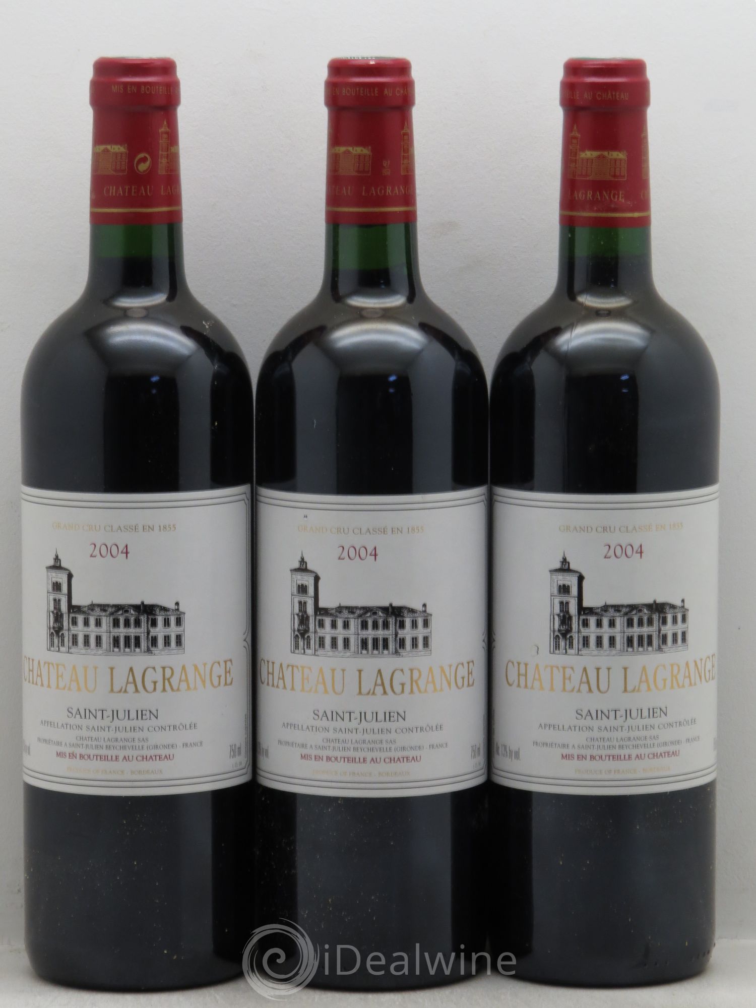 Château Lagrange 3ème Grand Cru Classé 2004 - Lot de 3 bouteilles - 0