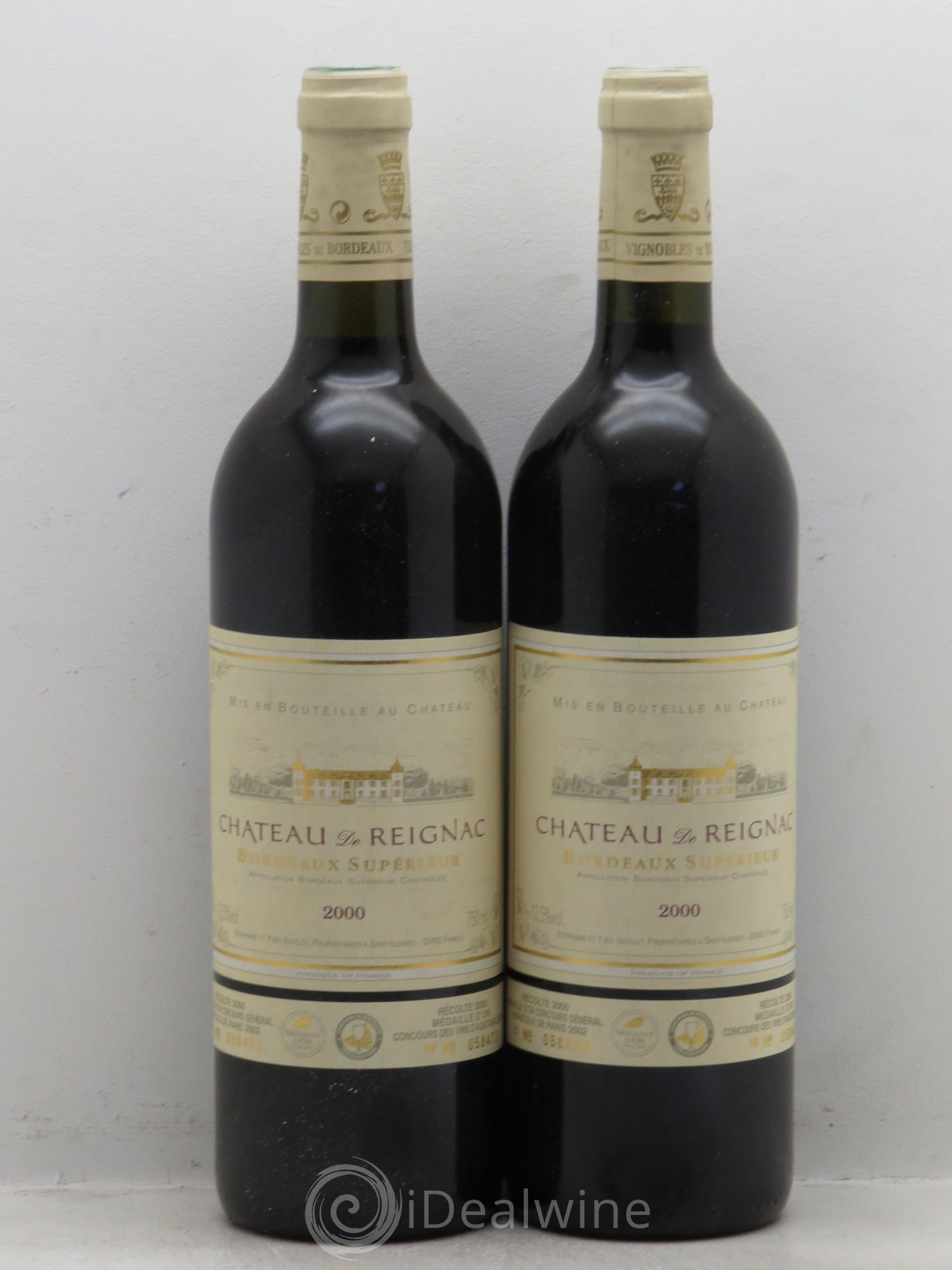 Château de Reignac Second Vin 2000 - Lot de 2 bouteilles - 0