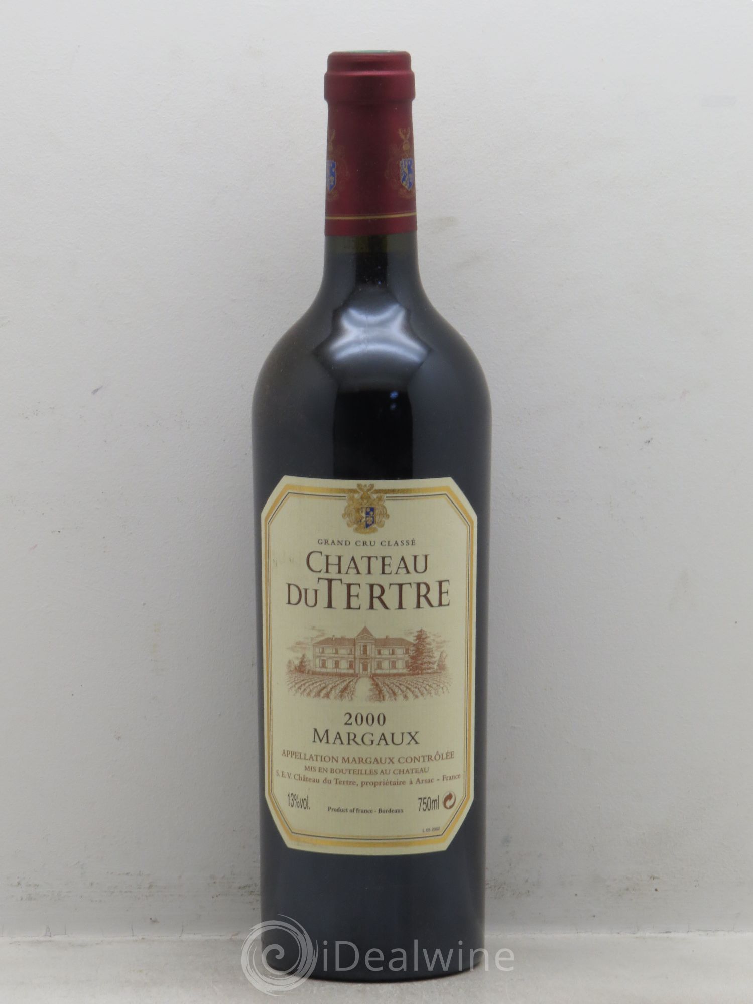Château du Tertre 5ème Grand Cru Classé 2000 - Lot de 6 bouteilles - 0
