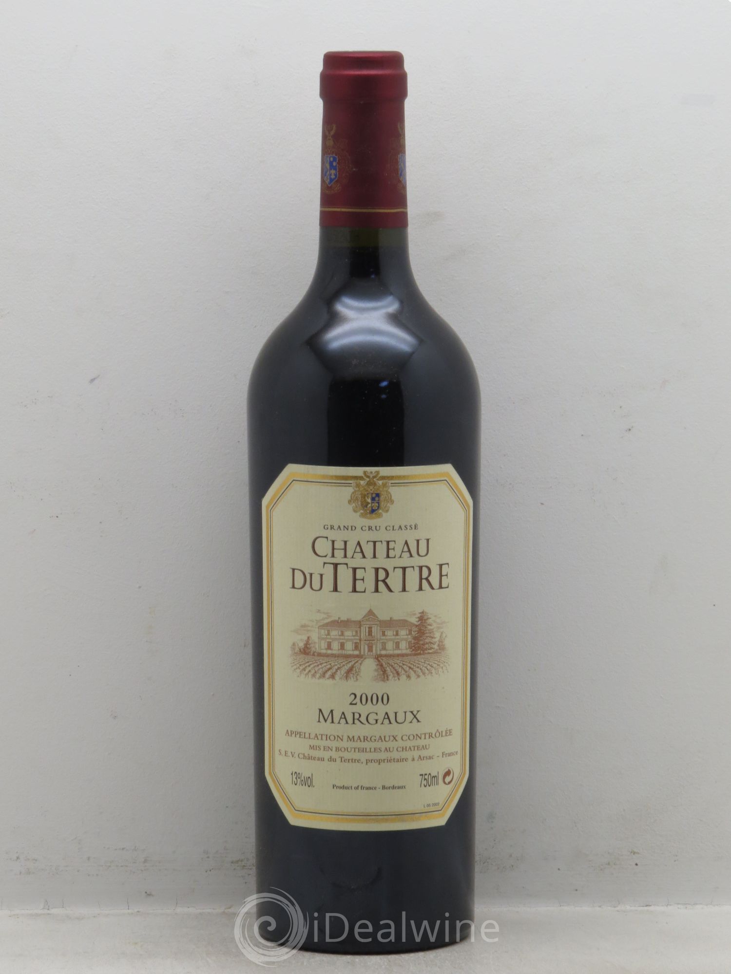 Château du Tertre 5ème Grand Cru Classé 2000 - Lot de 1 bouteille - 0