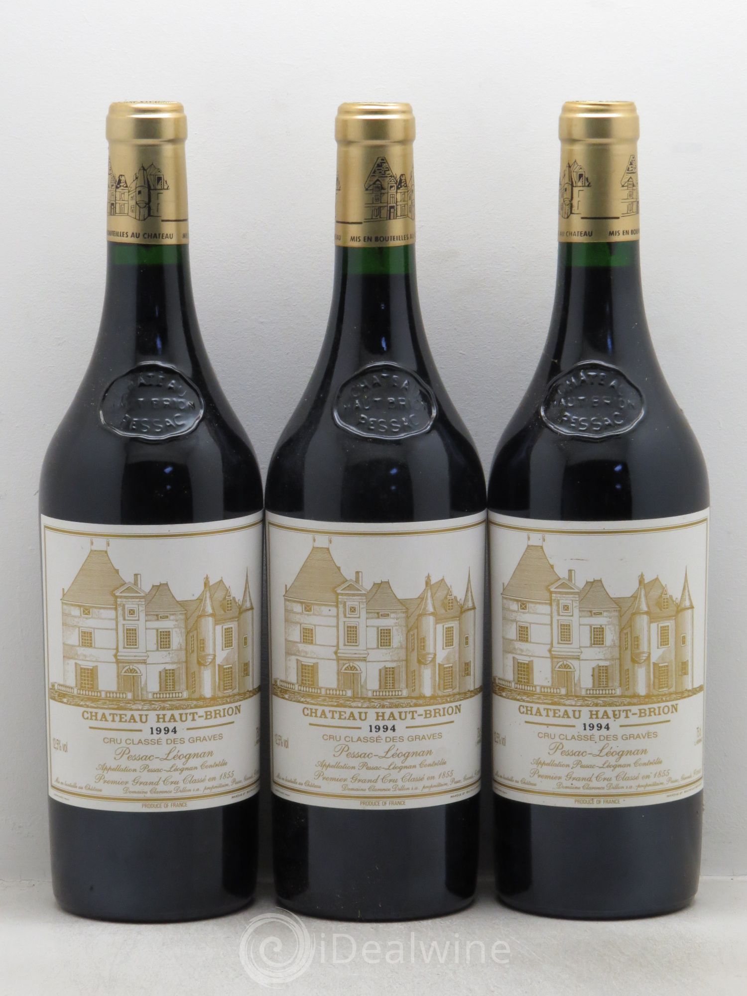 Château Haut Brion 1er Grand Cru Classé 1994 - Lot de 3 bouteilles - 0