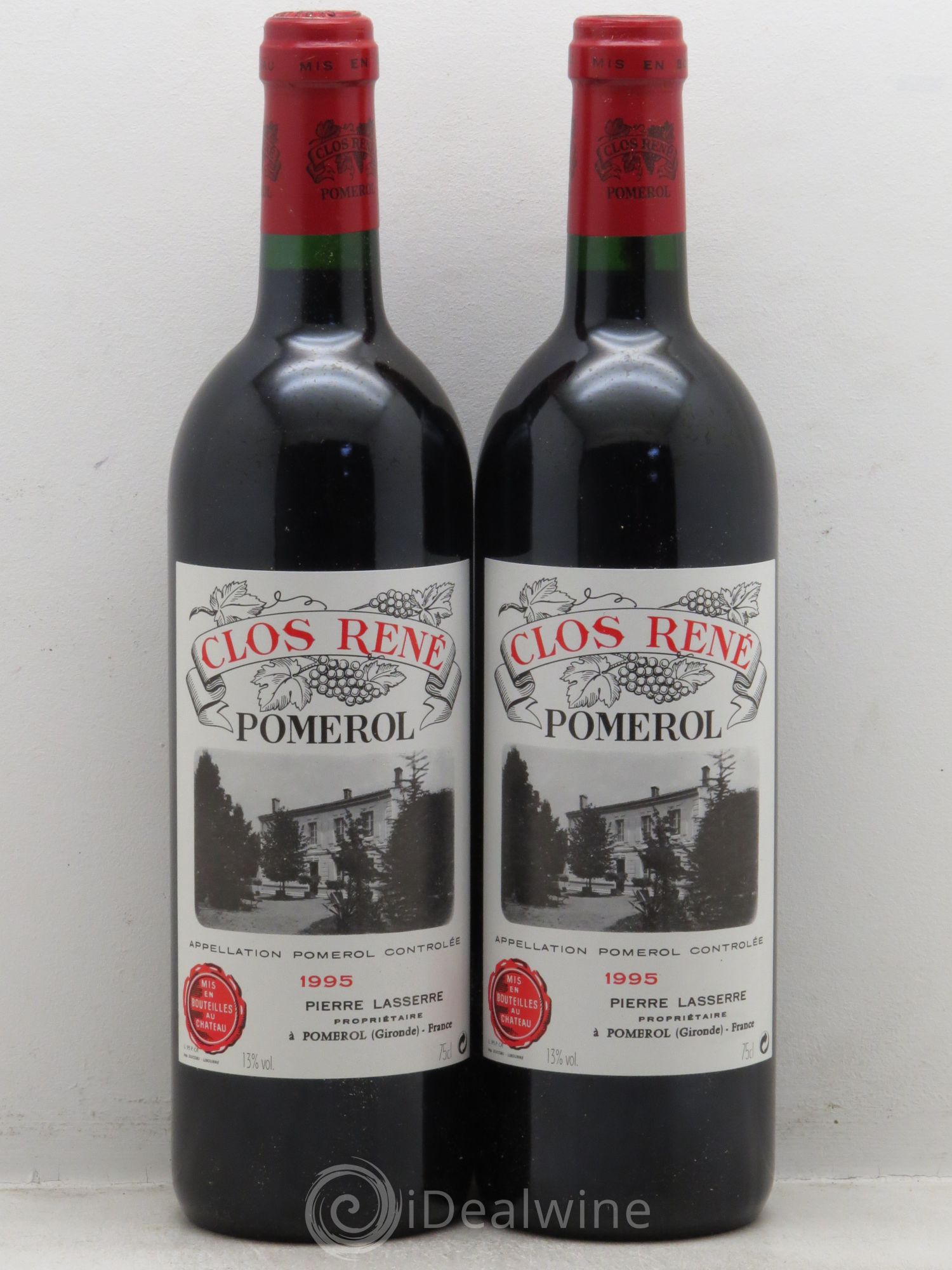 Clos René 1995 - Lot of 2 bottles - 0