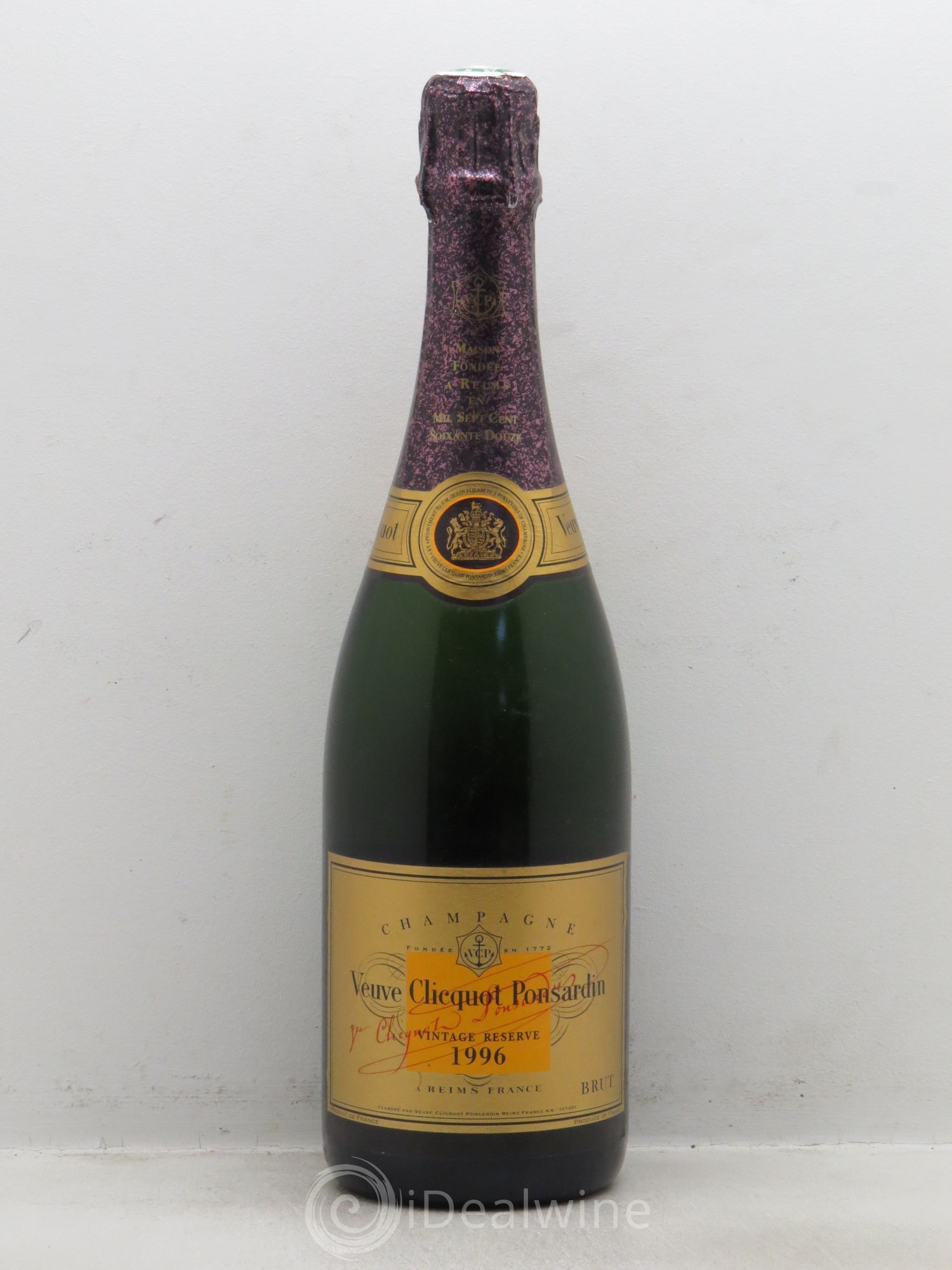 Vintage Veuve Clicquot 1996 - Lot de 1 bouteille - 0