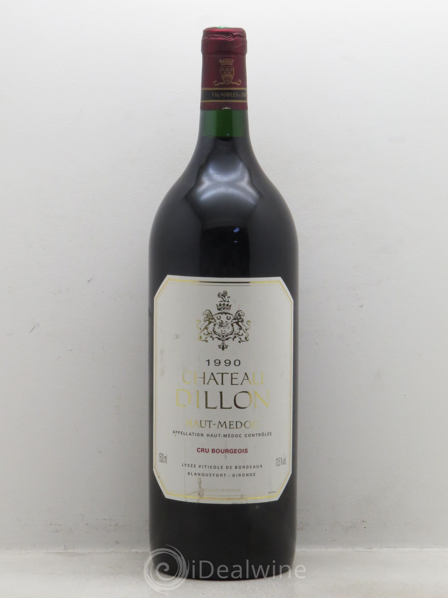 Château Dillon Cru Bourgeois 1990 - Lot de 1 magnum - 0