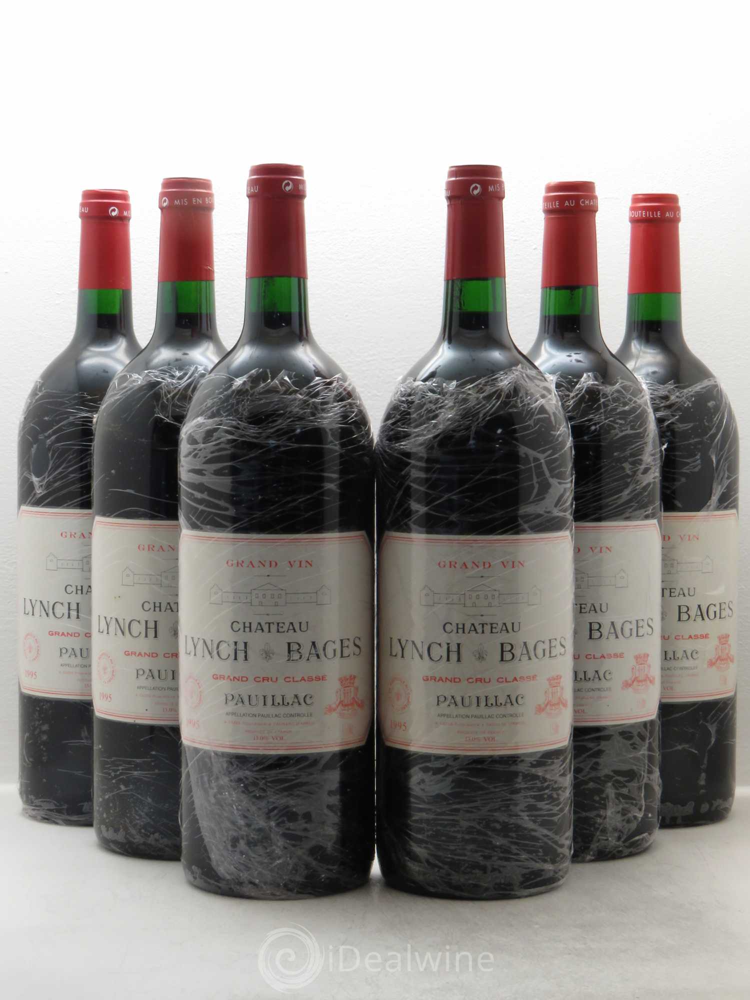 Château Lynch Bages 5ème Grand Cru Classé 1995 - Lot de 6 magnums - 0