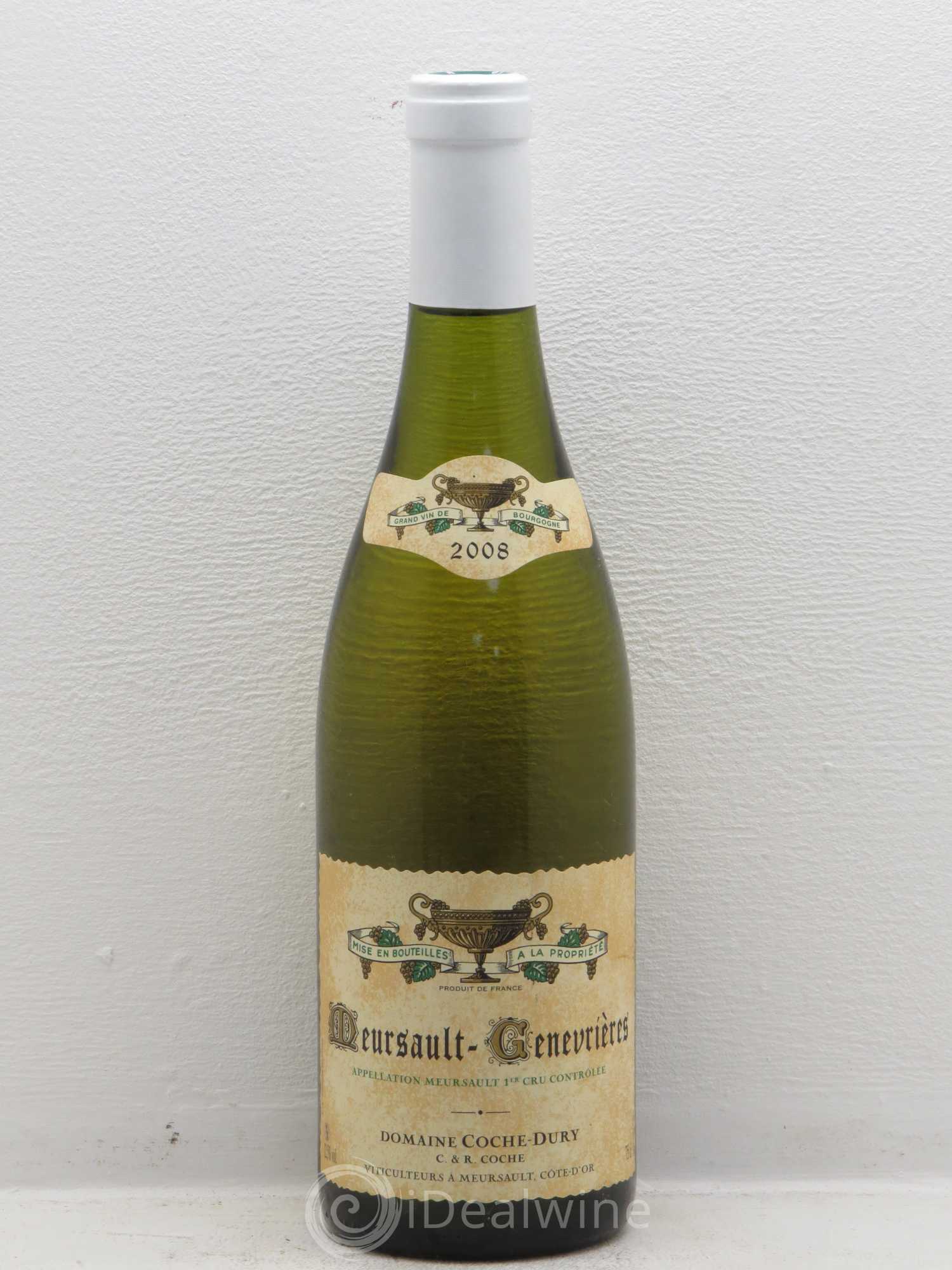 Meursault 1er Cru Genevrières Coche Dury (Domaine) 2008 - Lot de 1 bouteille - 0