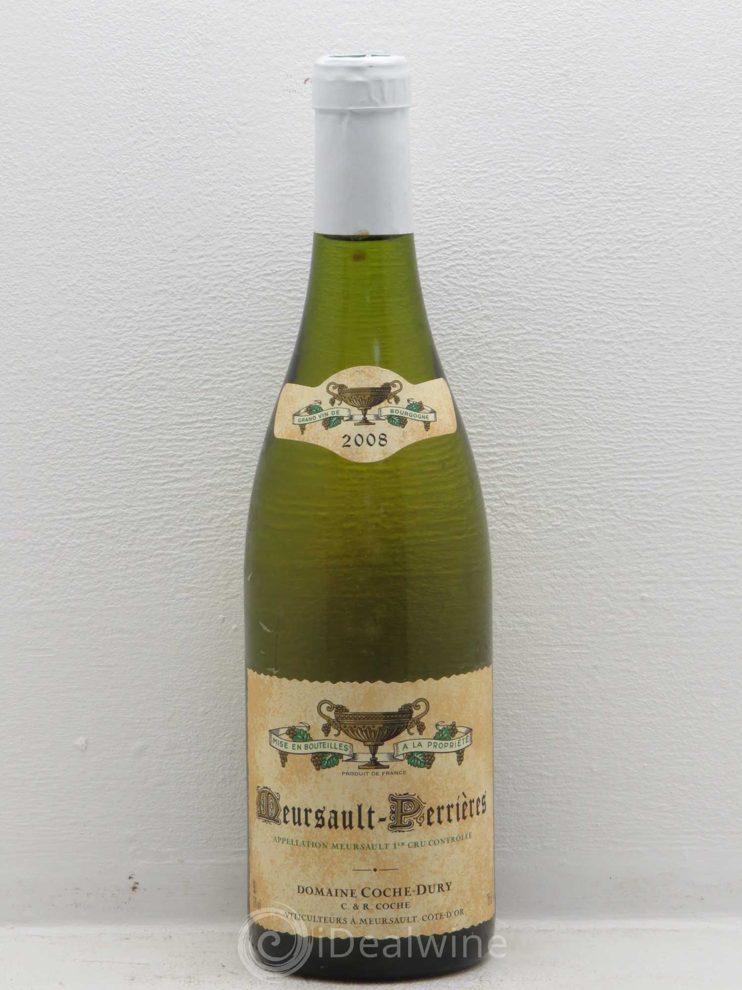 Meursault 1er Cru Perrières Coche Dury (Domaine) 2008 - Lot de 1 bouteille - 0