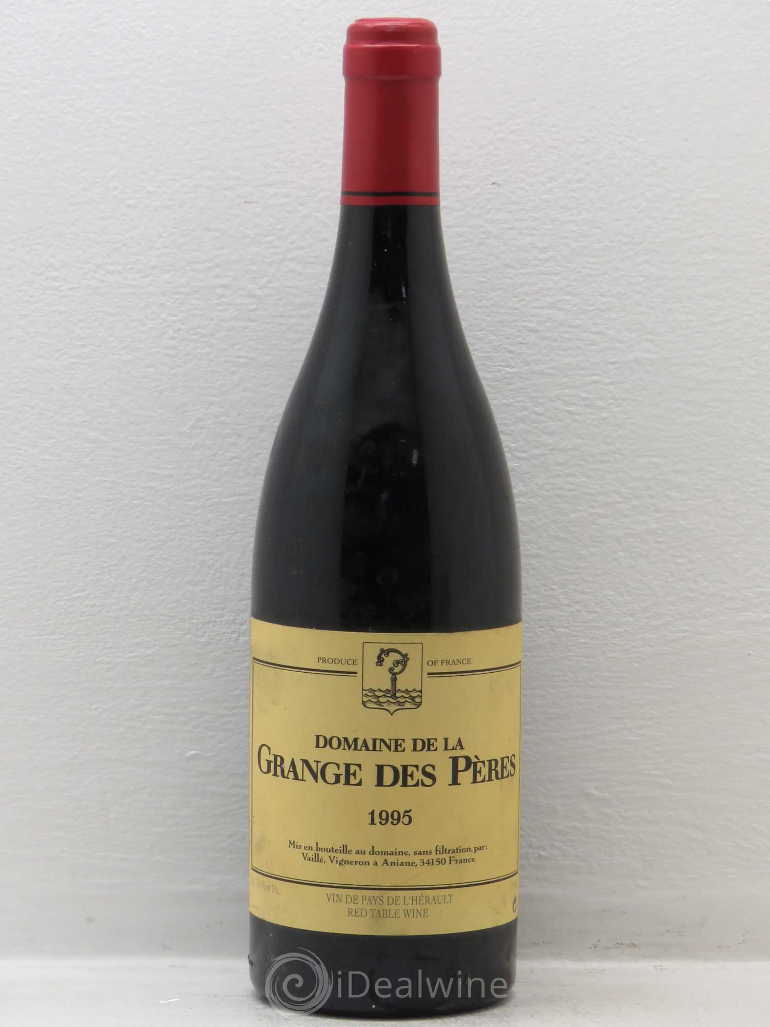 Pays d'Hérault Grange des Pères Laurent Vaillé 1995 - Lot de 1 bouteille - 0