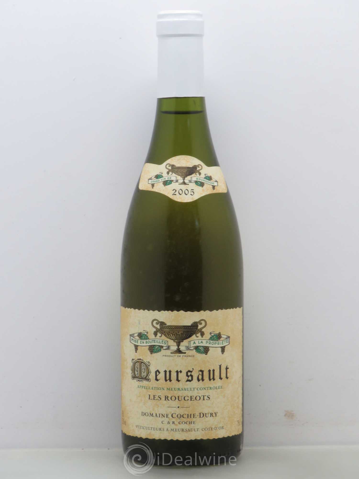 Meursault Les Rougeots Coche Dury (Domaine) 2005 - Lot de 1 bouteille - 0