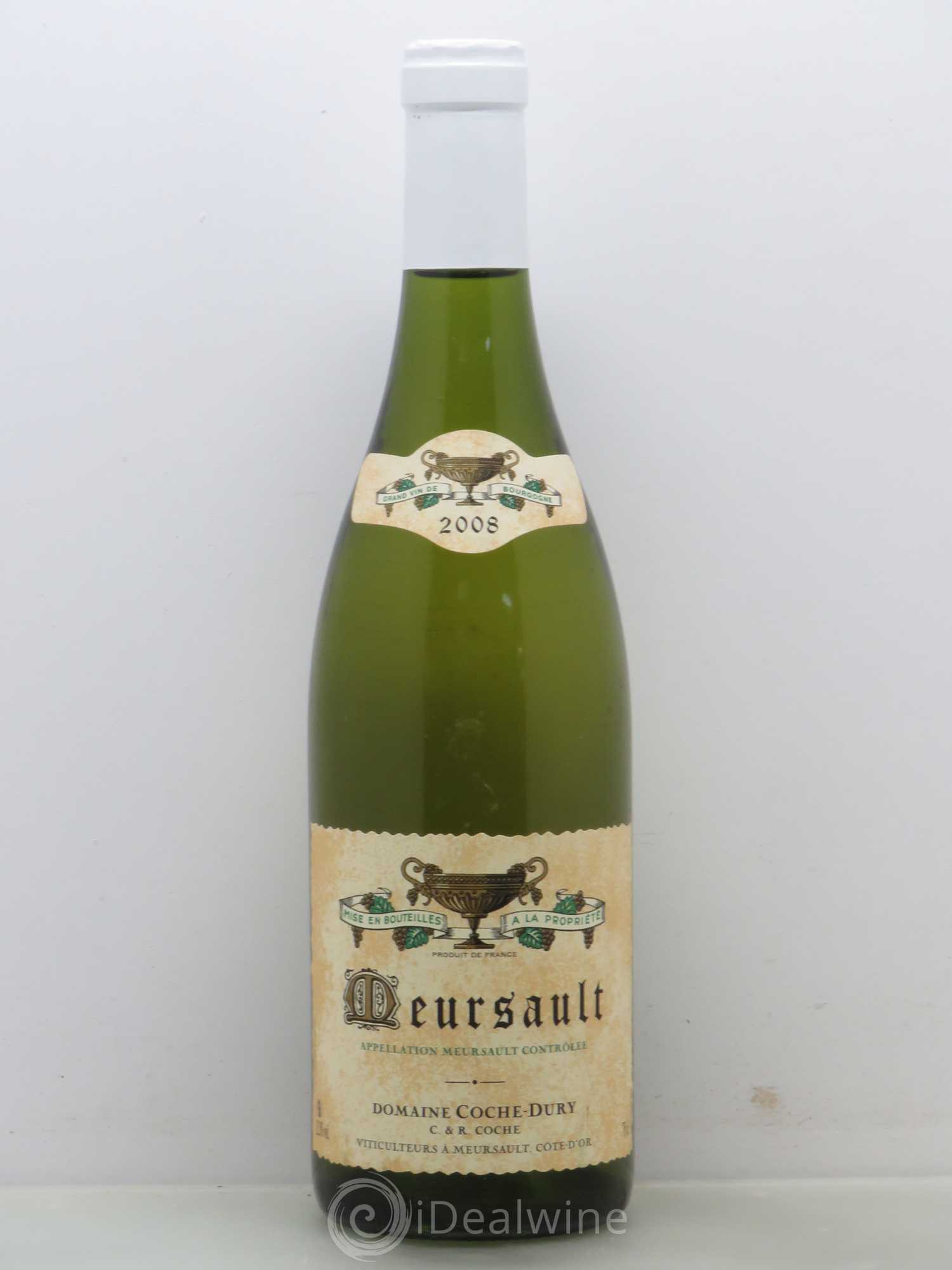 Meursault Coche Dury (Domaine) 2008 - Lot de 1 bouteille - 0