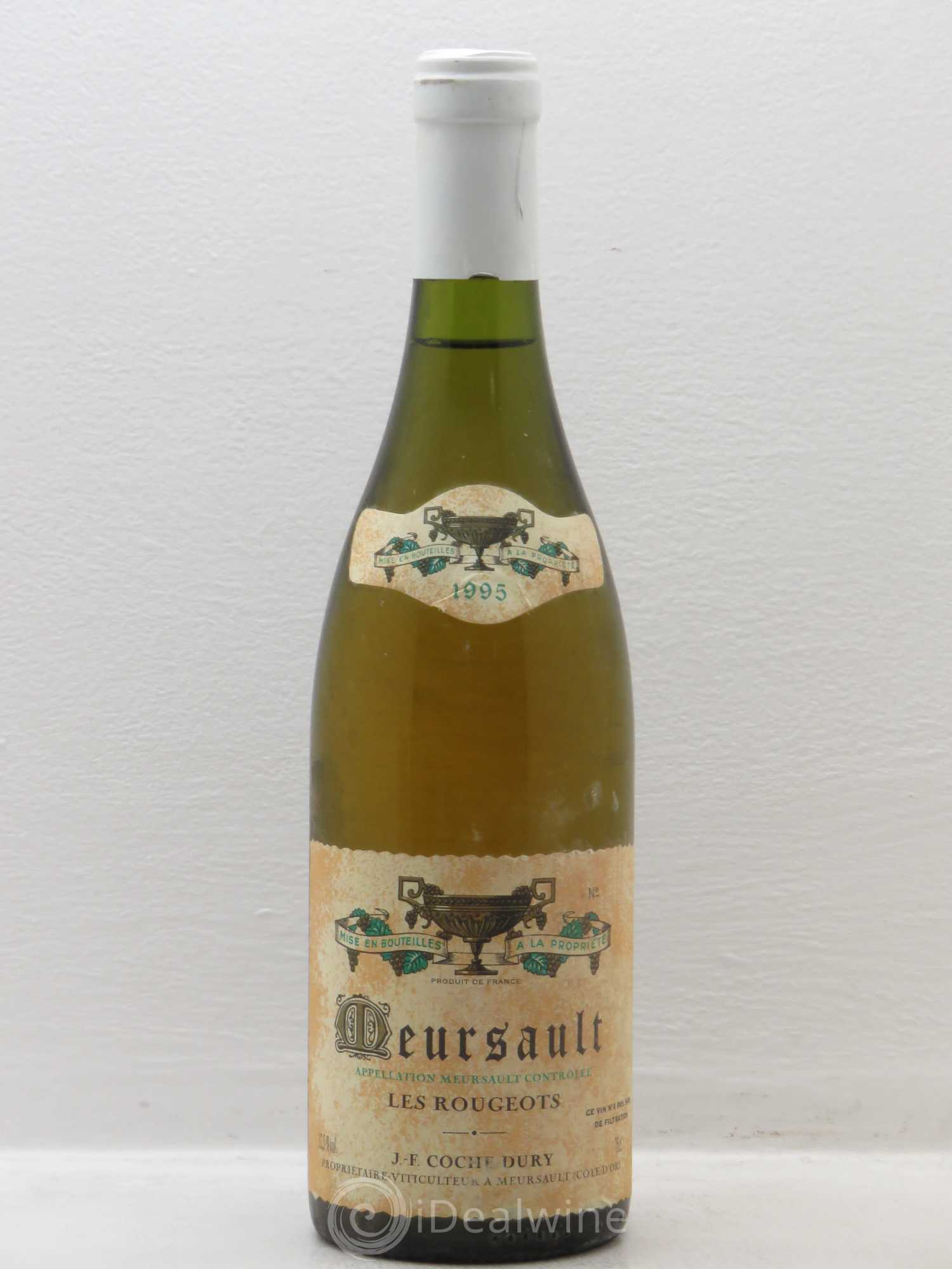 Meursault Les Rougeots Coche Dury (Domaine) 1995 - Lot de 1 bouteille - 0