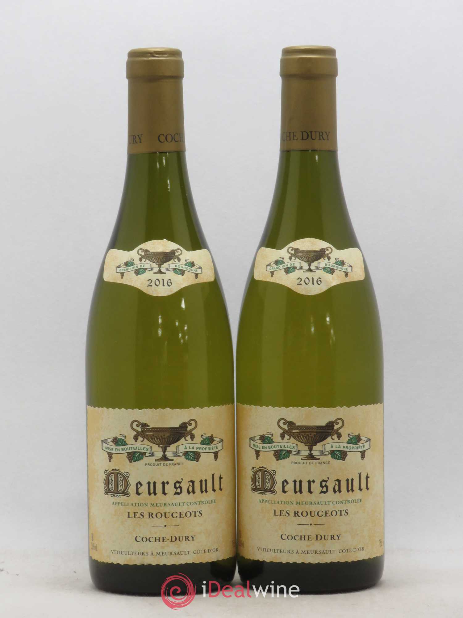 Meursault Les Rougeots Coche Dury (Domaine) 2016 - Lot de 2 bouteilles - 0