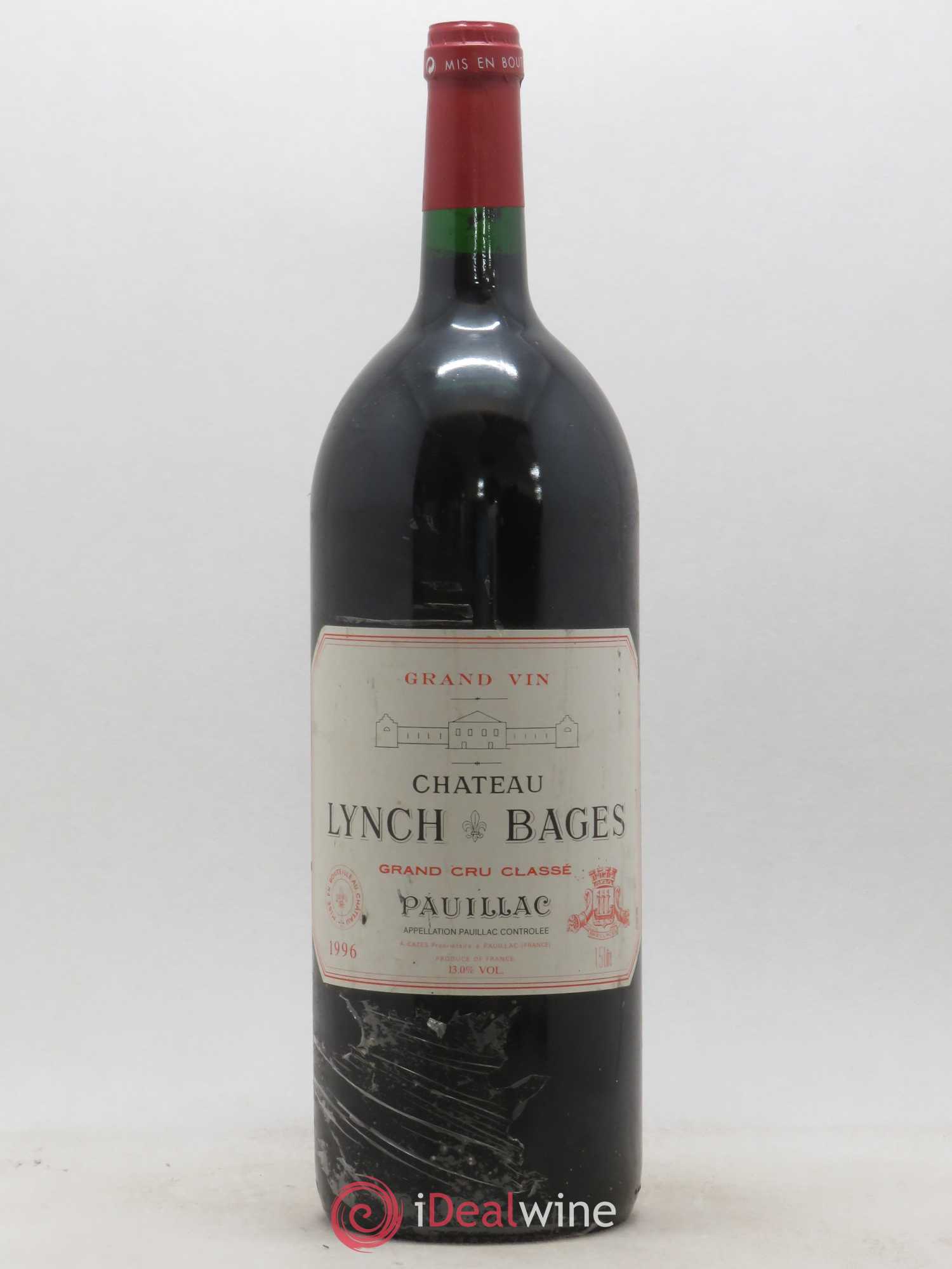 Château Lynch Bages 5ème Grand Cru Classé 1996 - Lot de 1 magnum - 0
