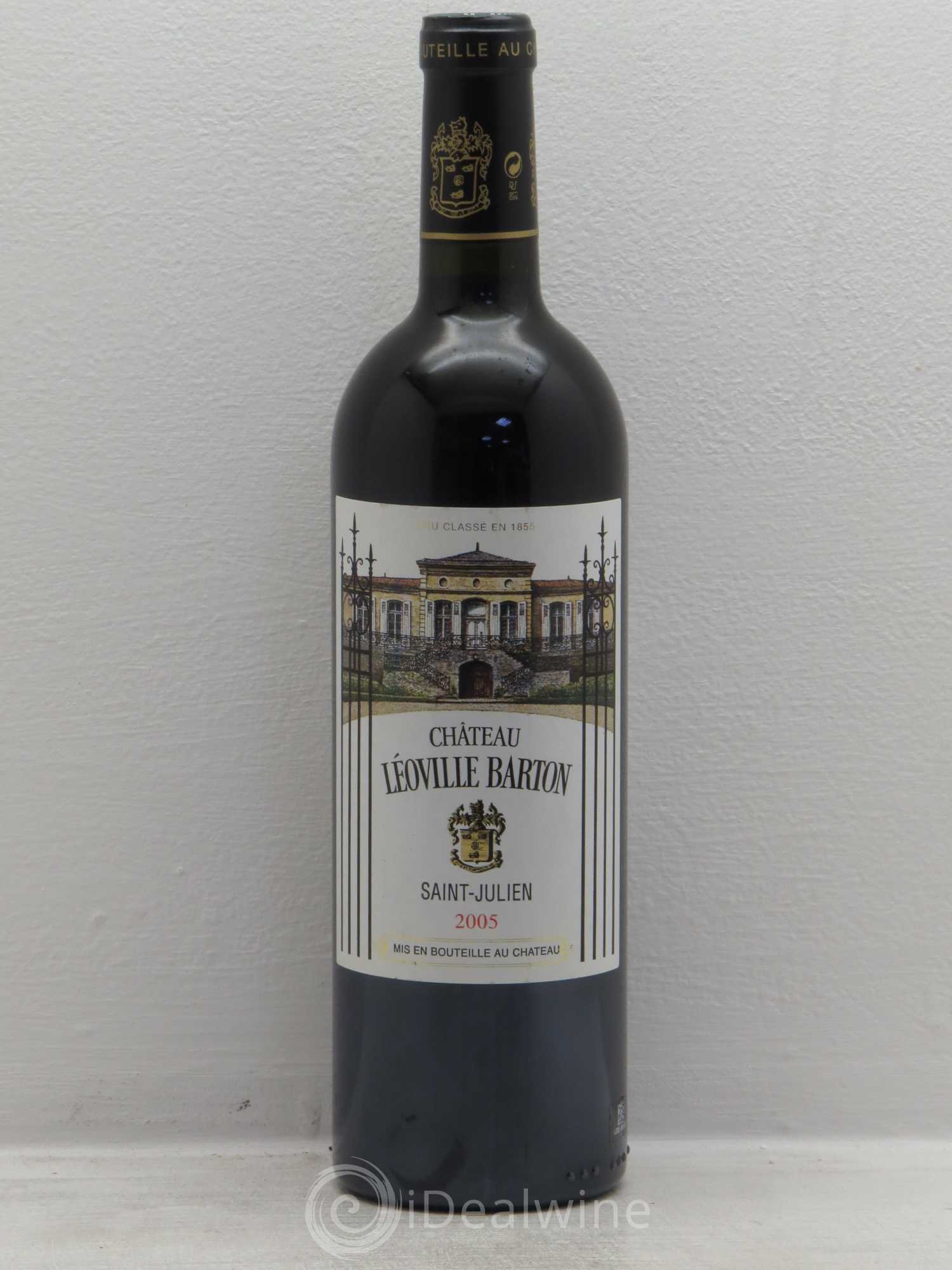 Château Léoville Barton 2ème Grand Cru Classé (sans prix de réserve) 2005 - Lot de 1 bouteille - 0