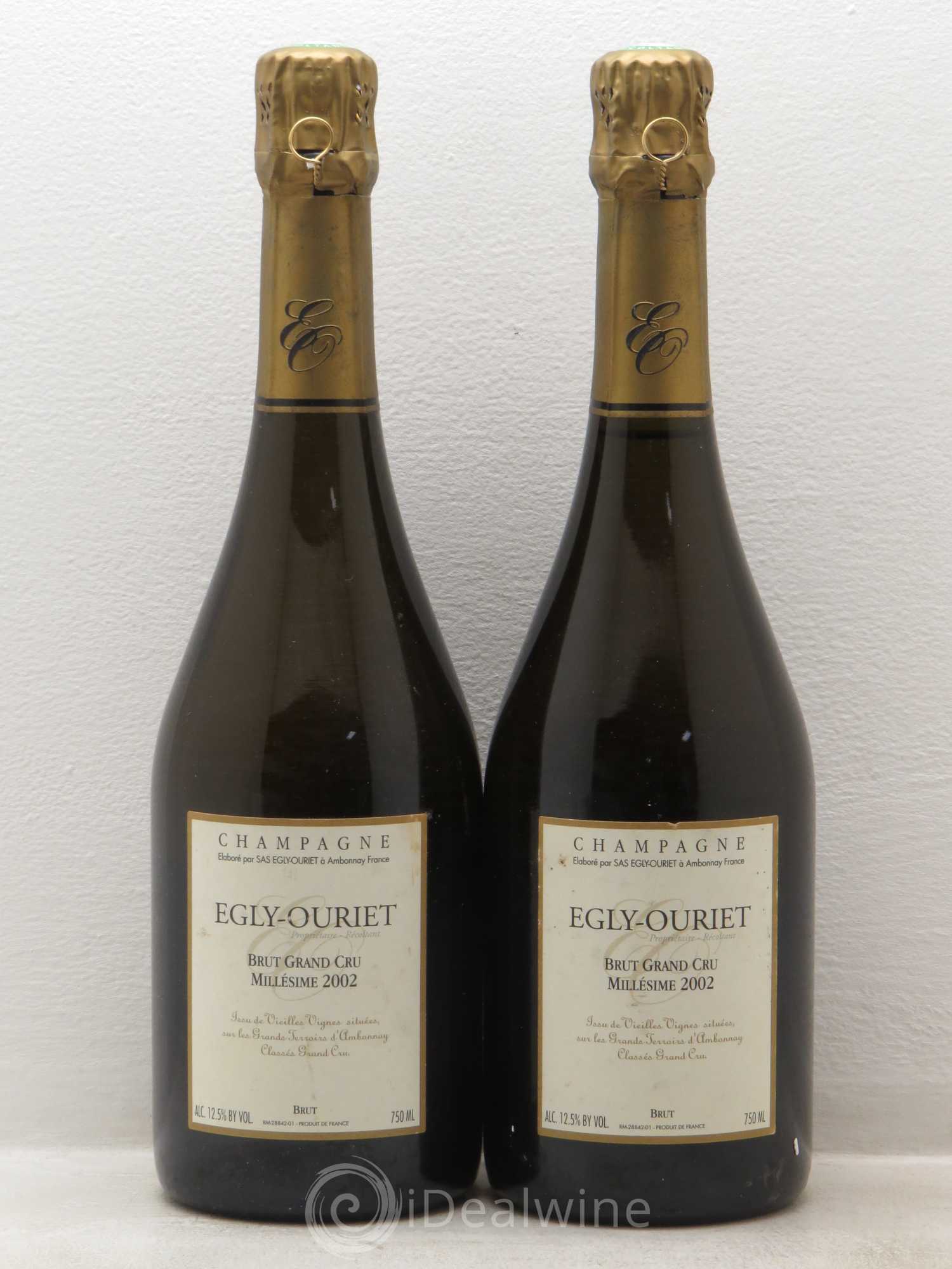 Grand Cru Brut Egly-Ouriet 2002 - Lot de 2 bouteilles - 0