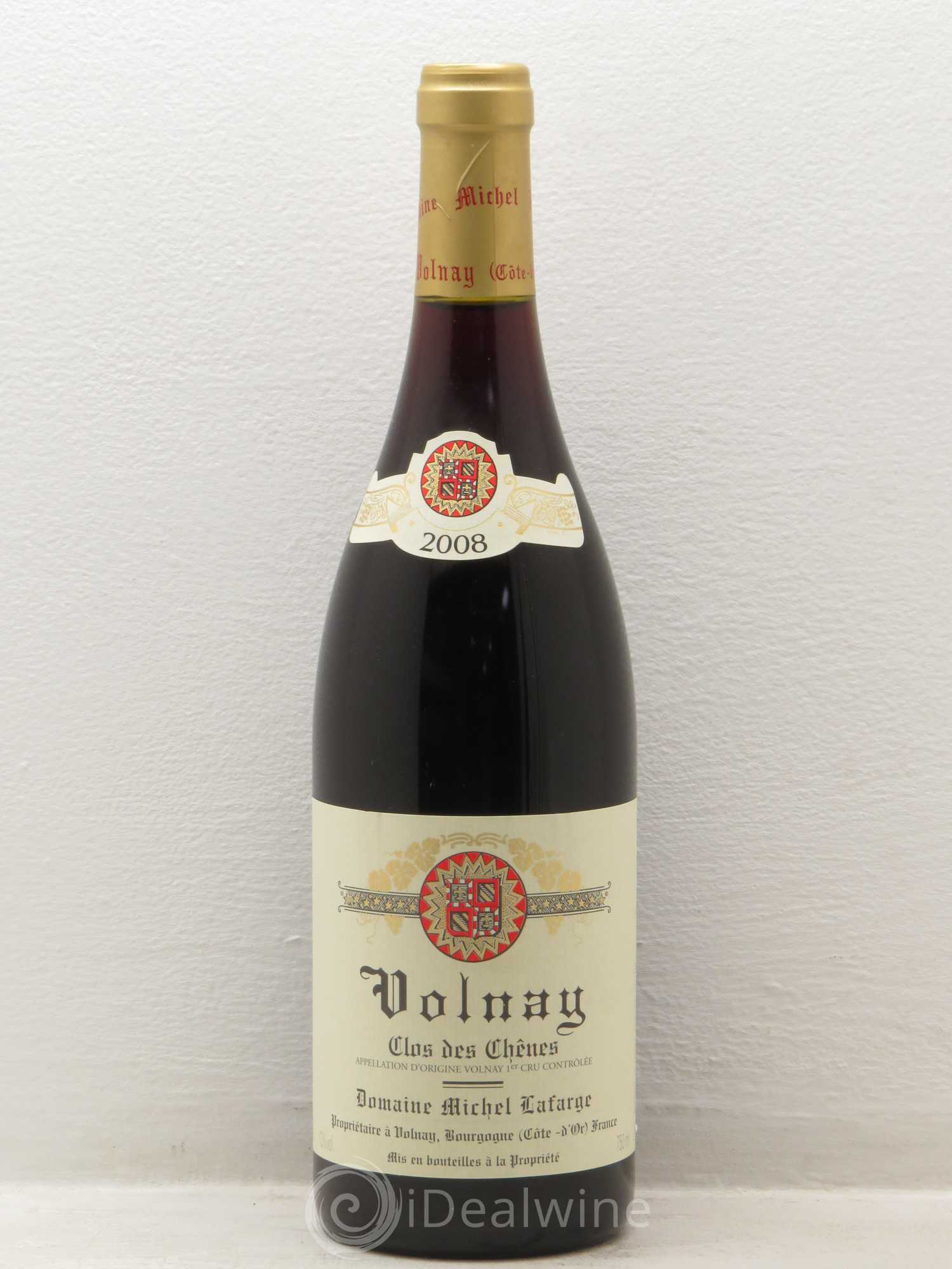 Volnay 1er Cru Clos des Chênes Lafarge (Domaine) 2008 - Lot de 1 bouteille - 0