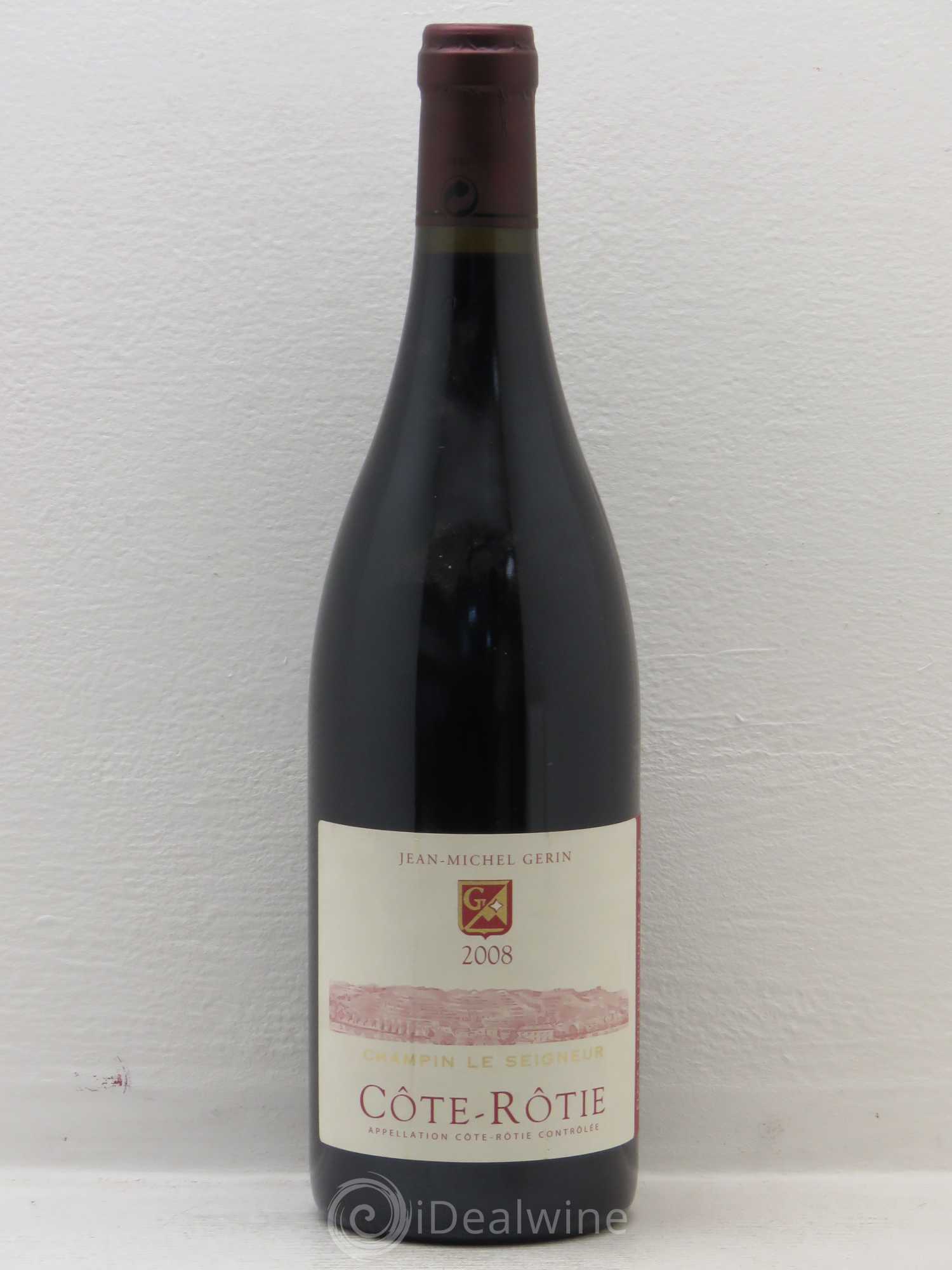 Côte-Rôtie Champin Le Seigneur Jean-Michel Gerin (sans prix de réserve) 2008 - Lot de 1 bouteille - 0