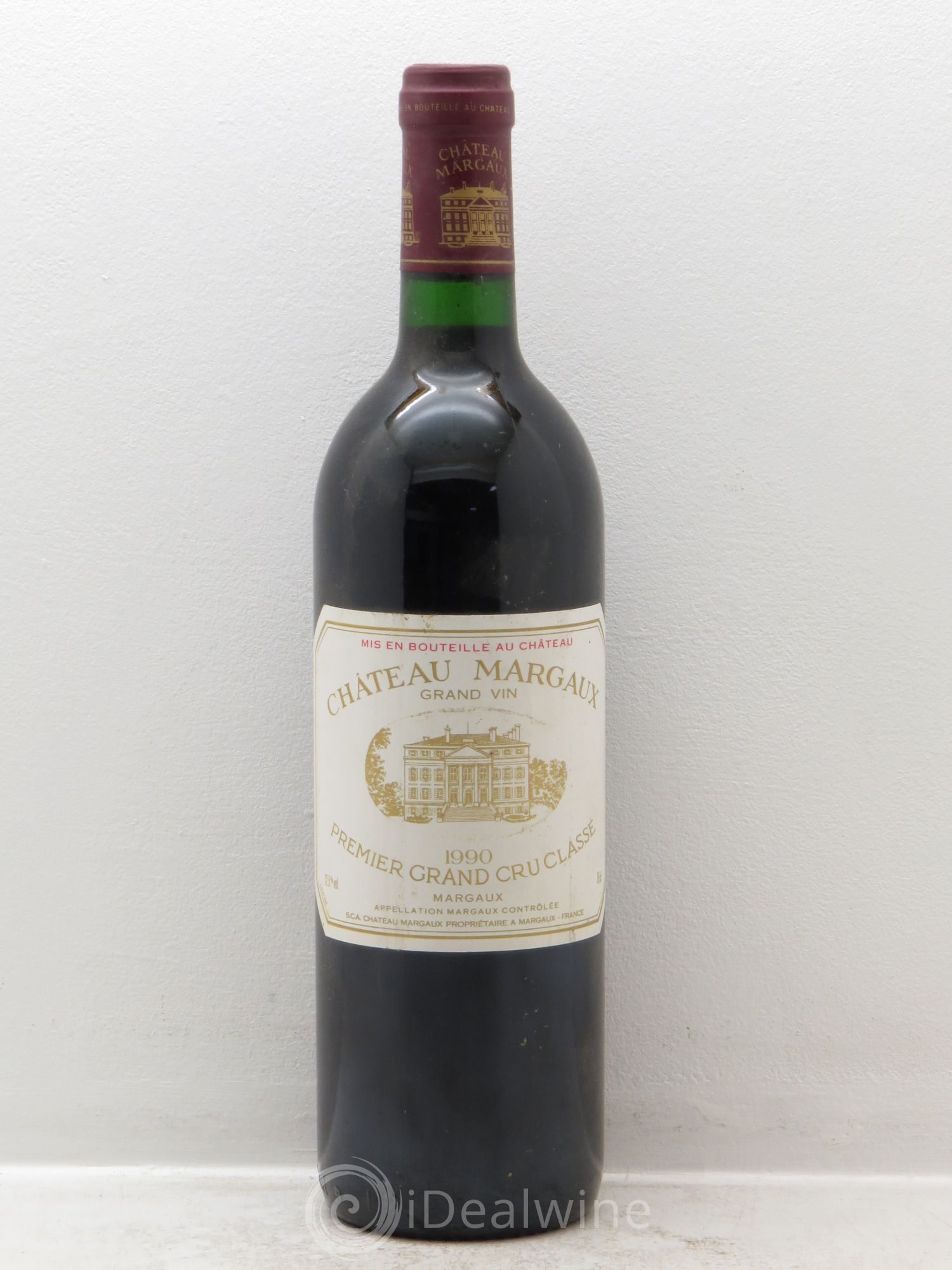 Château Margaux 1er Grand Cru Classé 1990 - Lot de 1 bouteille - 0