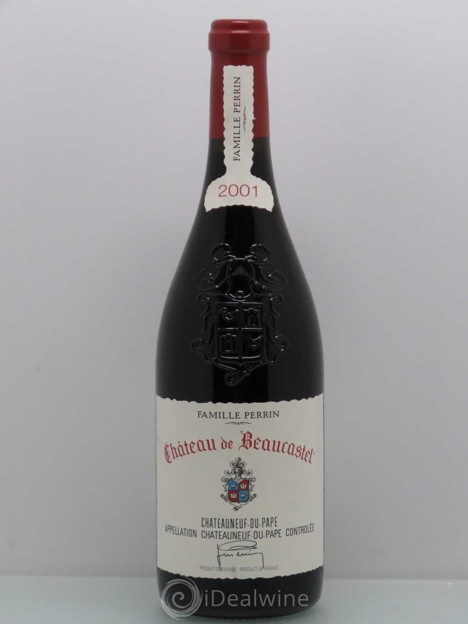 Châteauneuf-du-Pape Château de Beaucastel Famille Perrin (sans prix de réserve) 2001 - Lot de 1 bouteille - 0