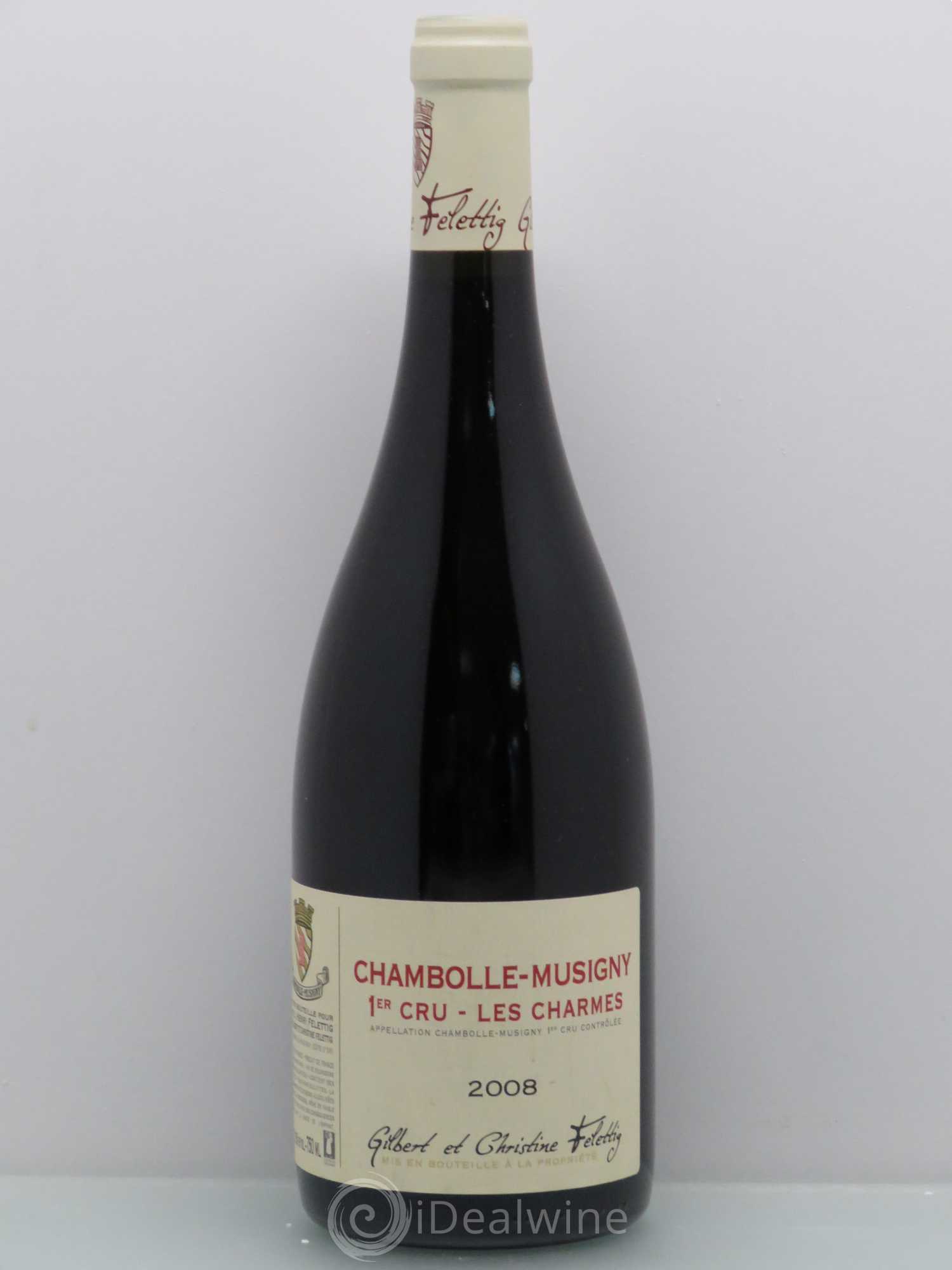 Chambolle-Musigny 1er Cru Les Charmes Felettig (sans prix de réserve) 2008 - Posten von 1 Flasche - 0