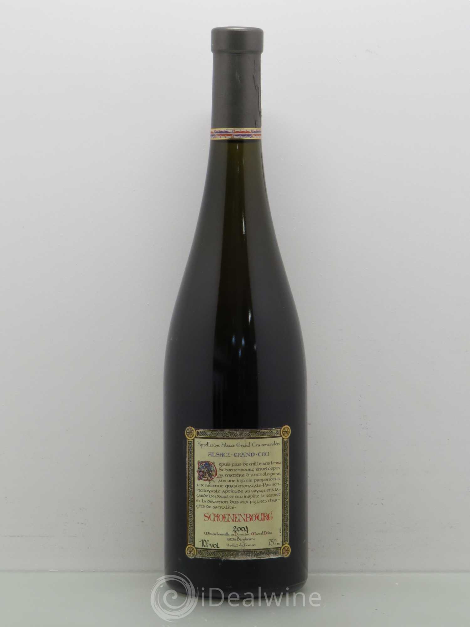 Alsace Grand Cru Schoenenbourg Marcel Deiss (Domaine) (sans prix de réserve) 2004 - Lot de 1 bouteille - 1