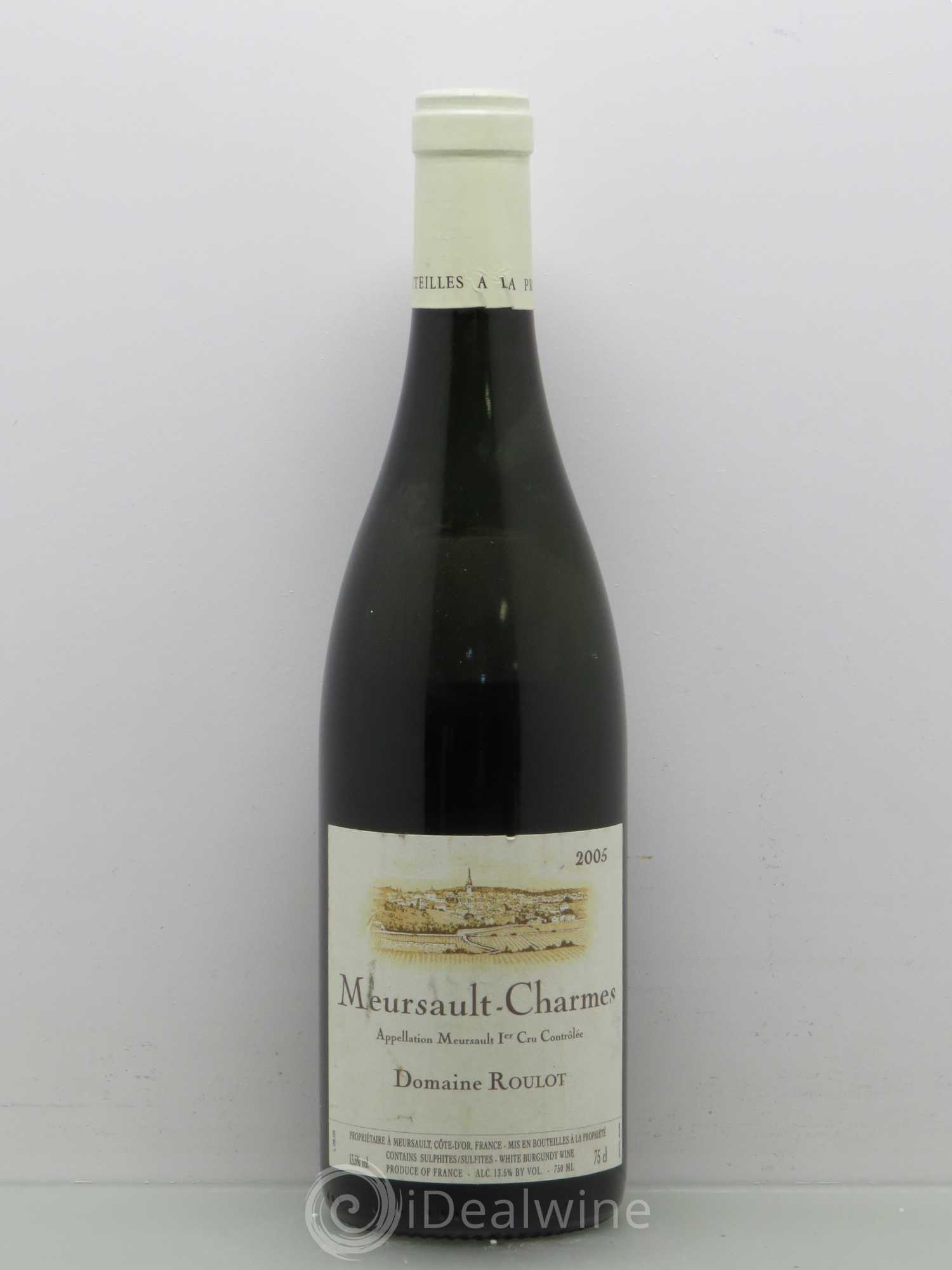 Meursault 1er Cru Charmes Roulot (Domaine) (sans prix de réserve) 2005 - Lot de 1 bouteille - 0